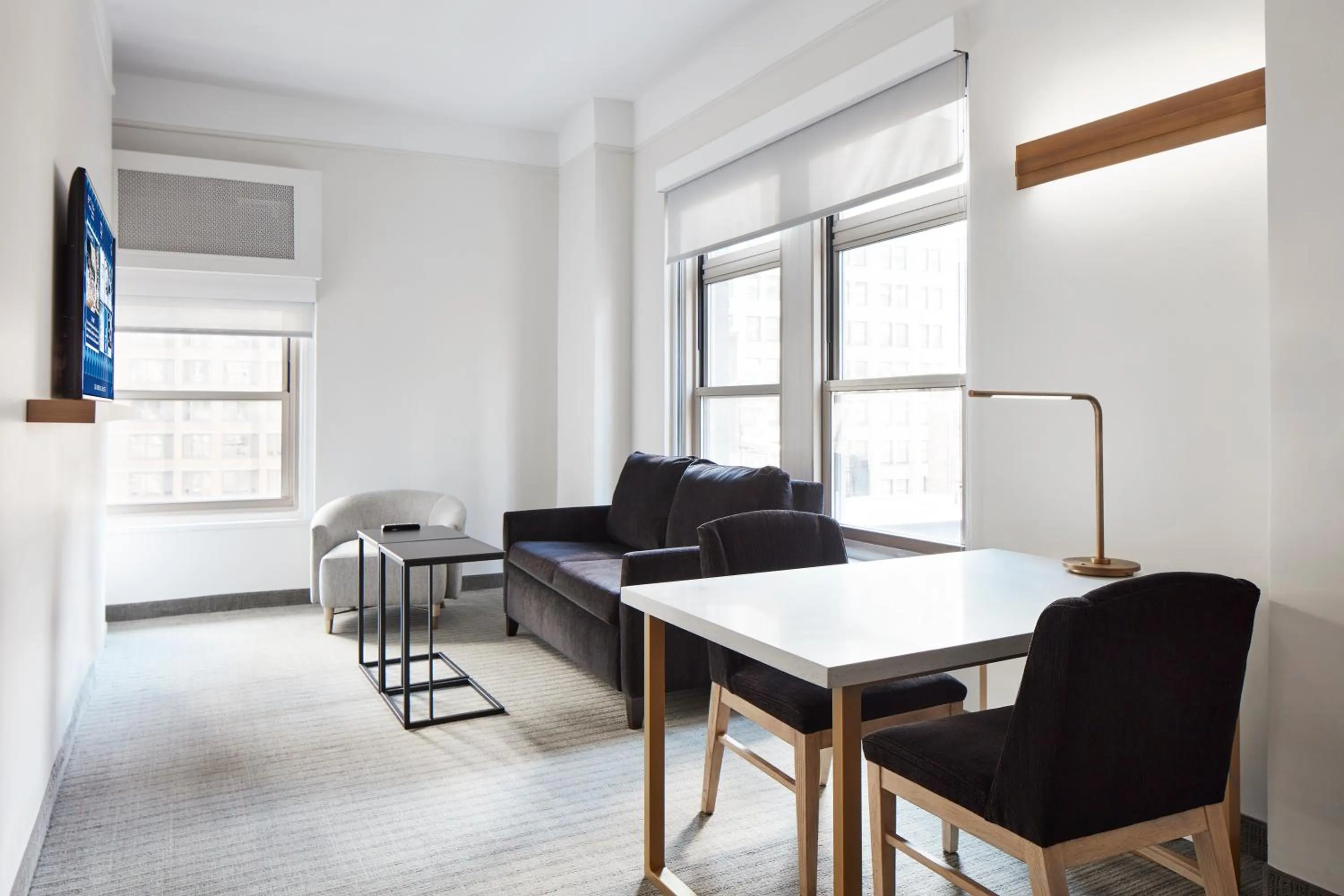 Living room, Dining Area in Radisson Hotel New York Wall Street