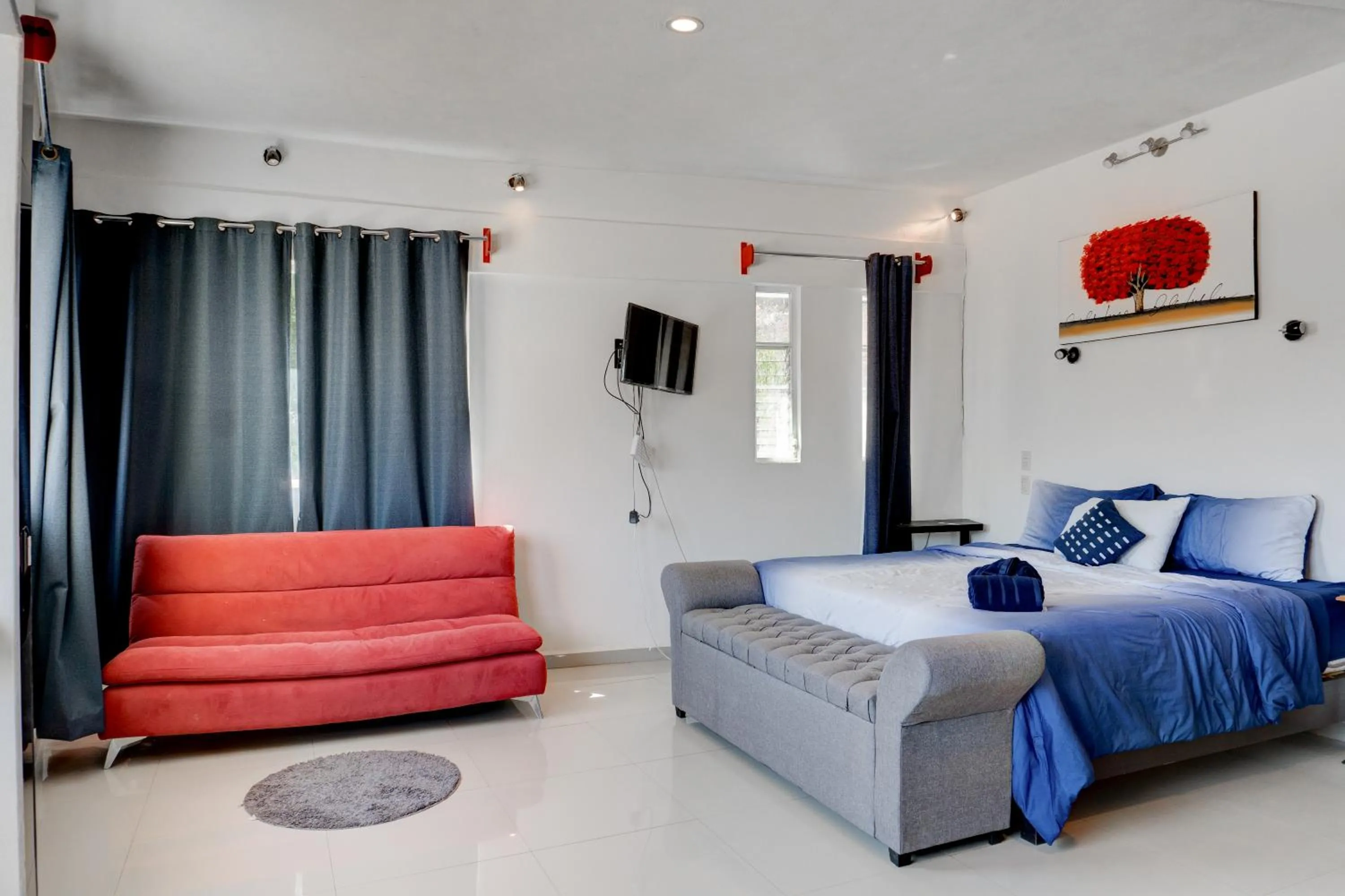 Bed in Villa Palaxs