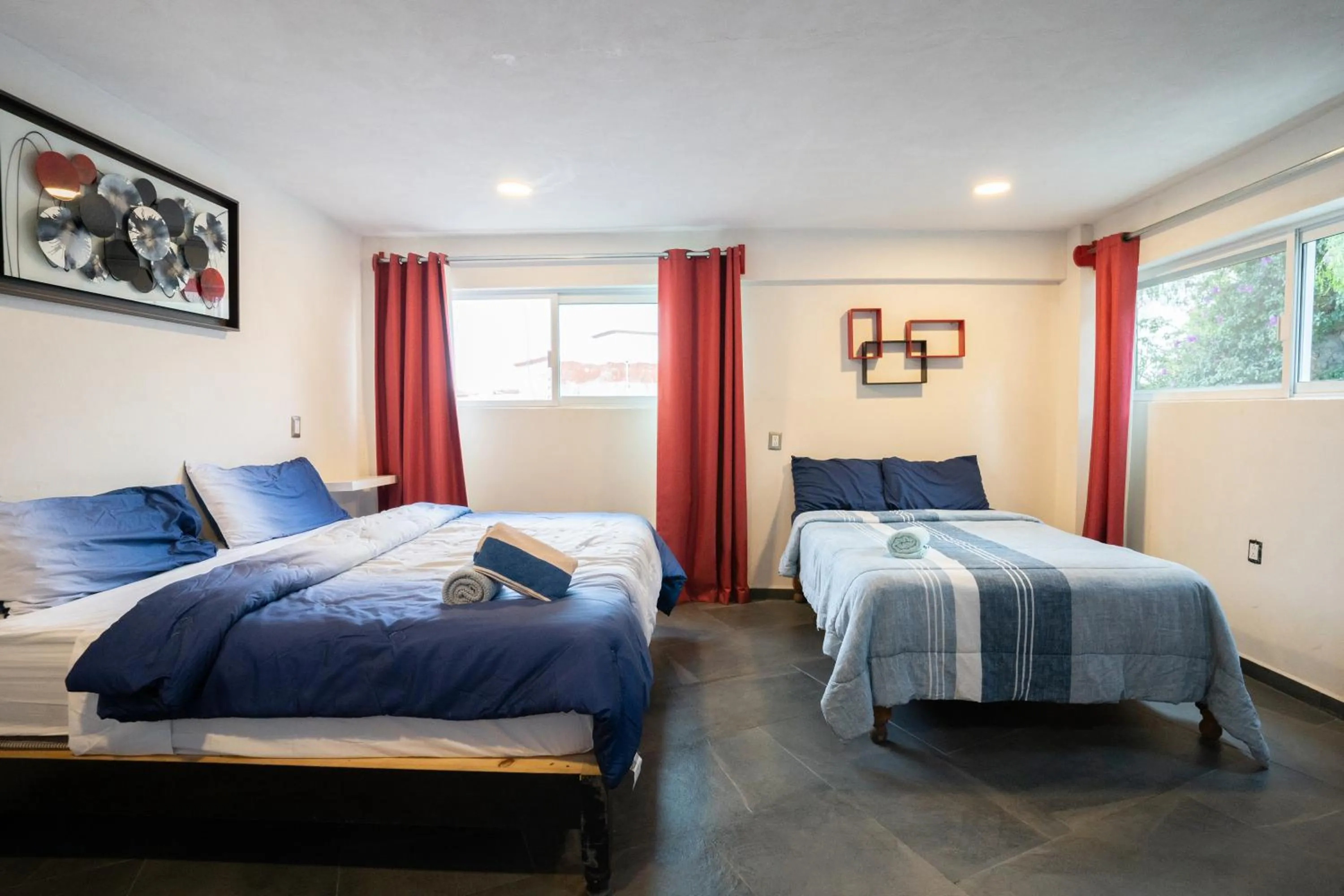 Bed in Villa Palaxs