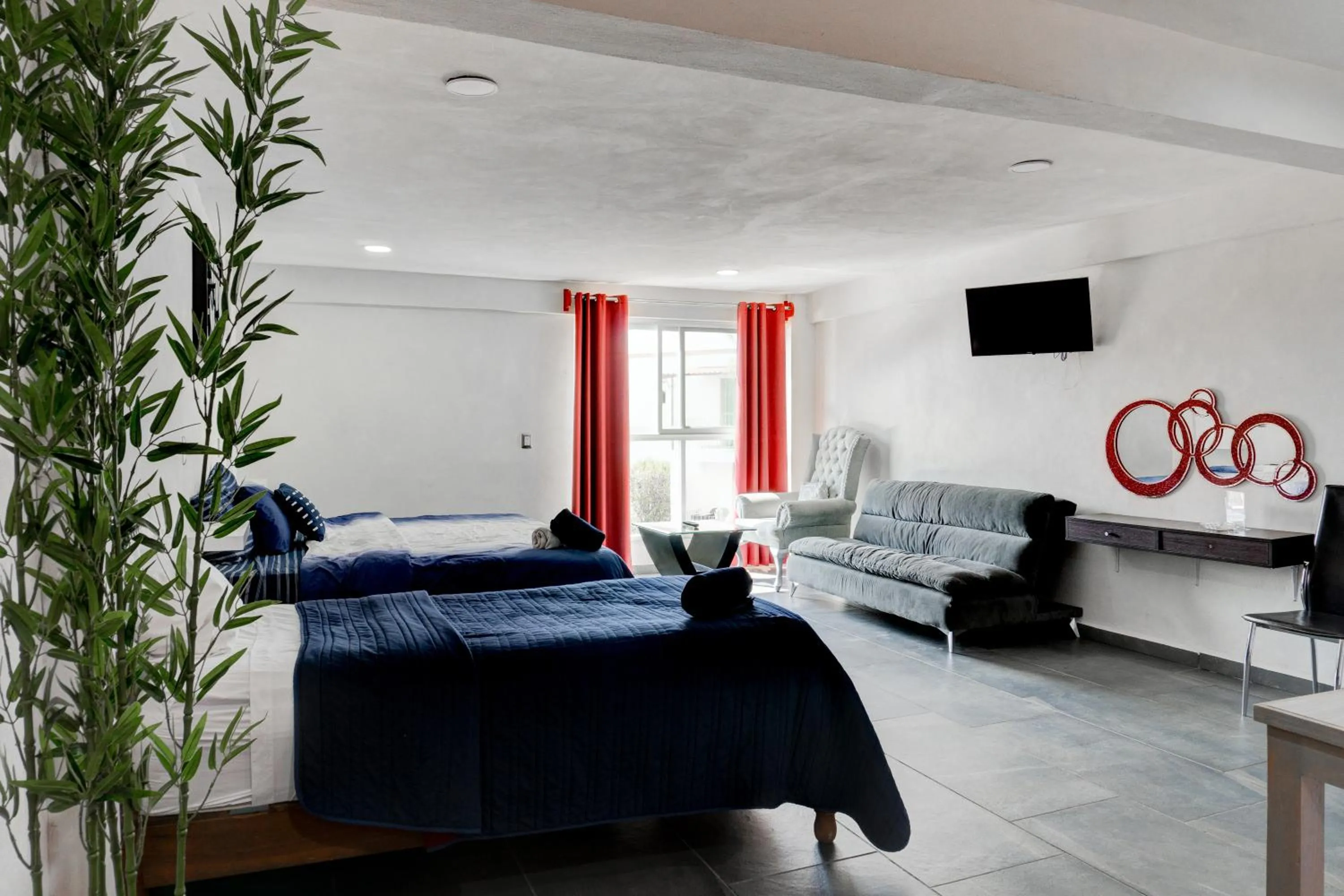 Bed in Villa Palaxs