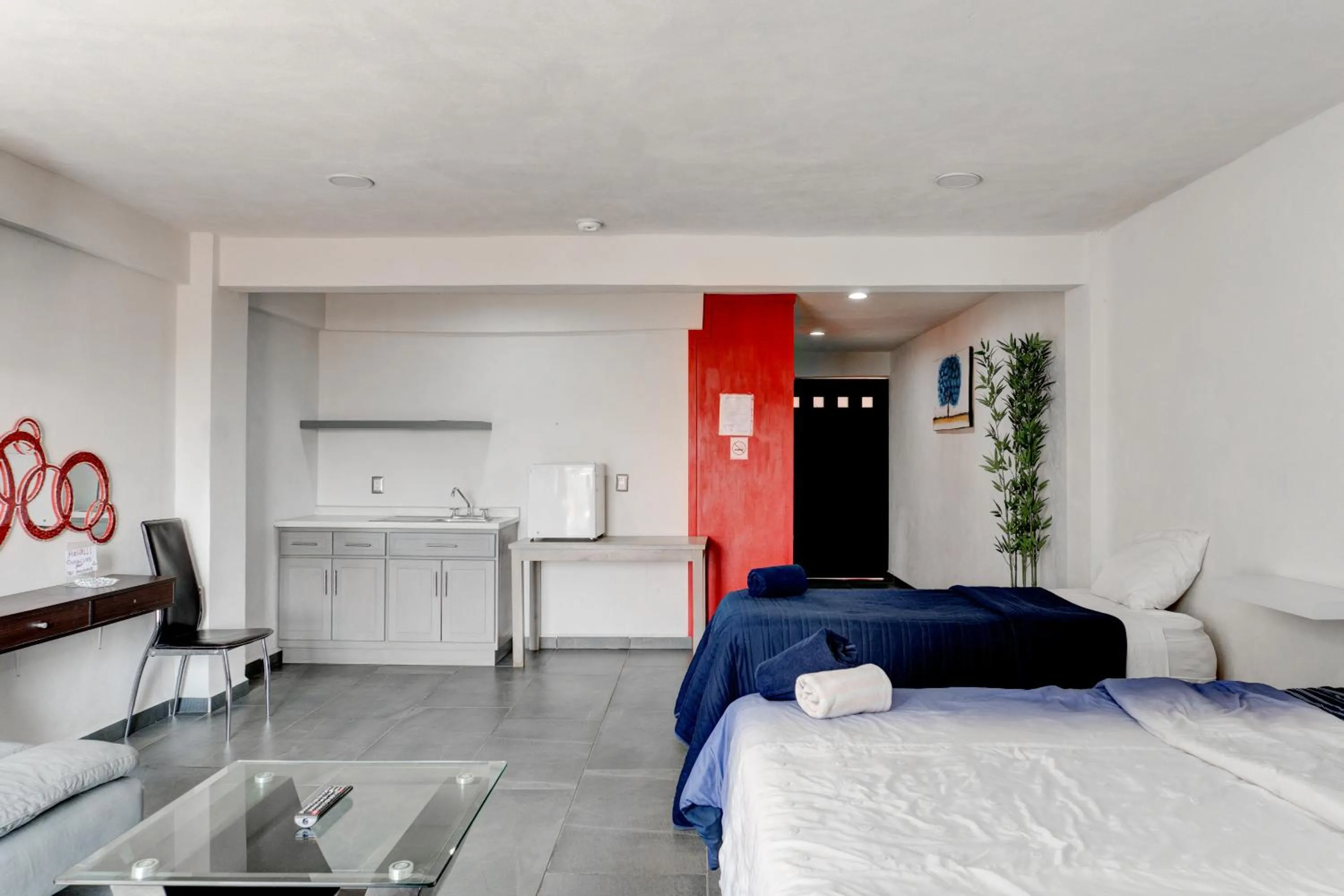 Bed in Villa Palaxs