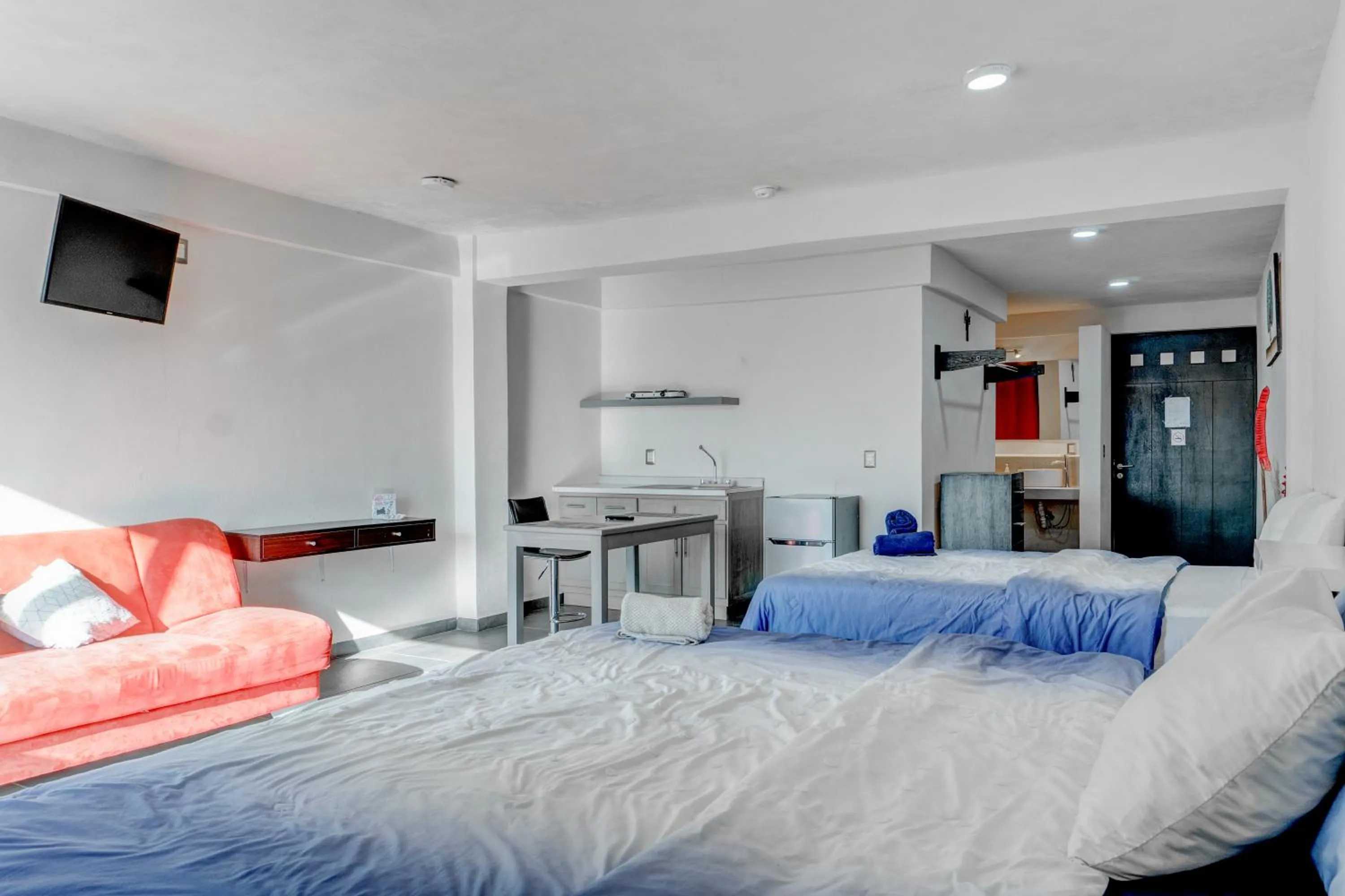 Bed in Villa Palaxs