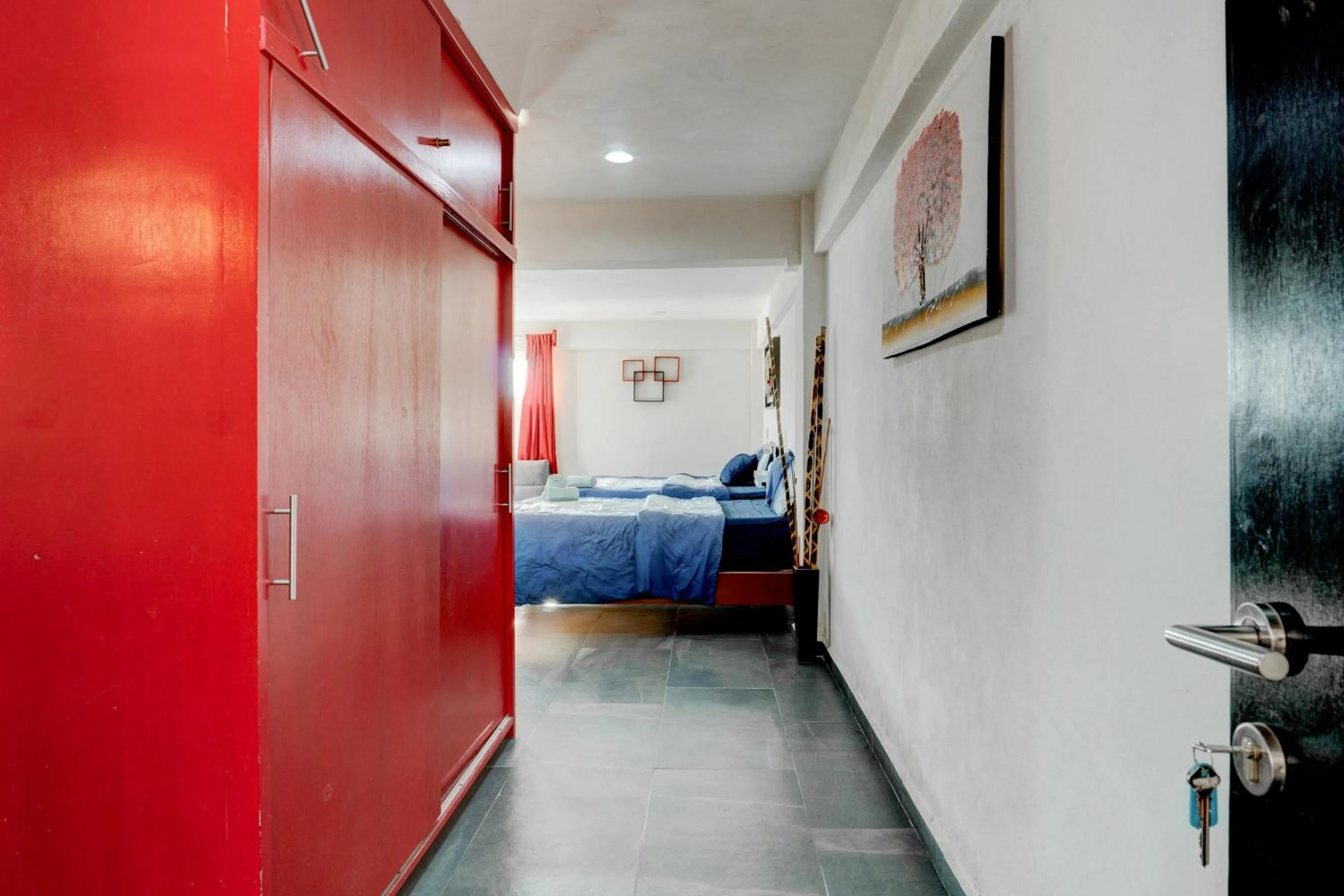 Bed in Villa Palaxs
