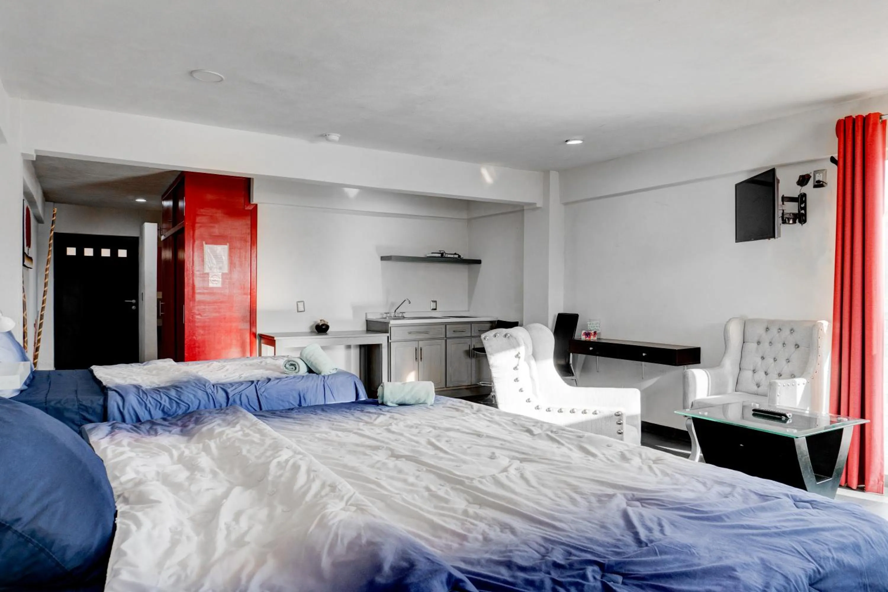 Bed in Villa Palaxs