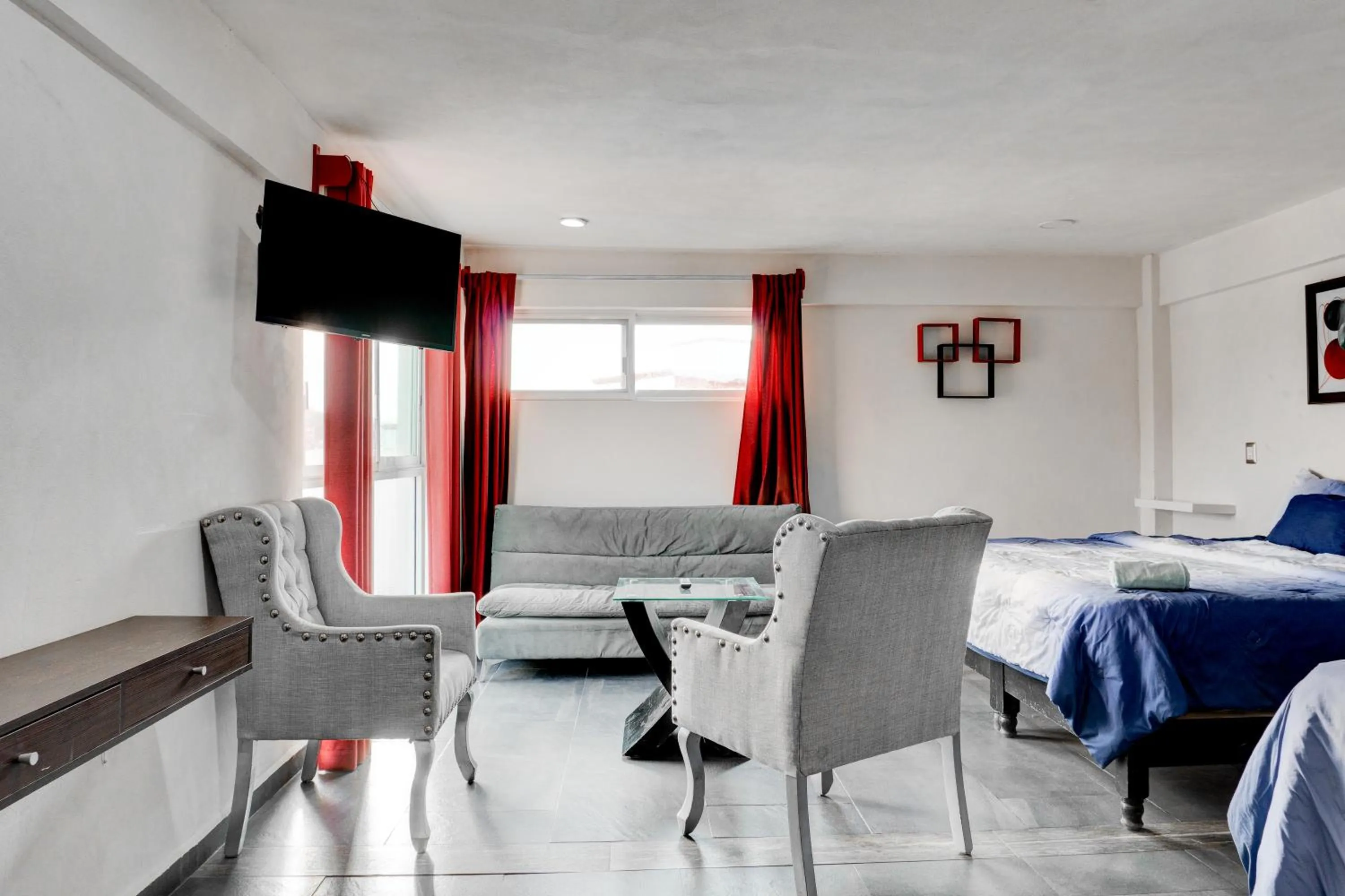 Bed in Villa Palaxs