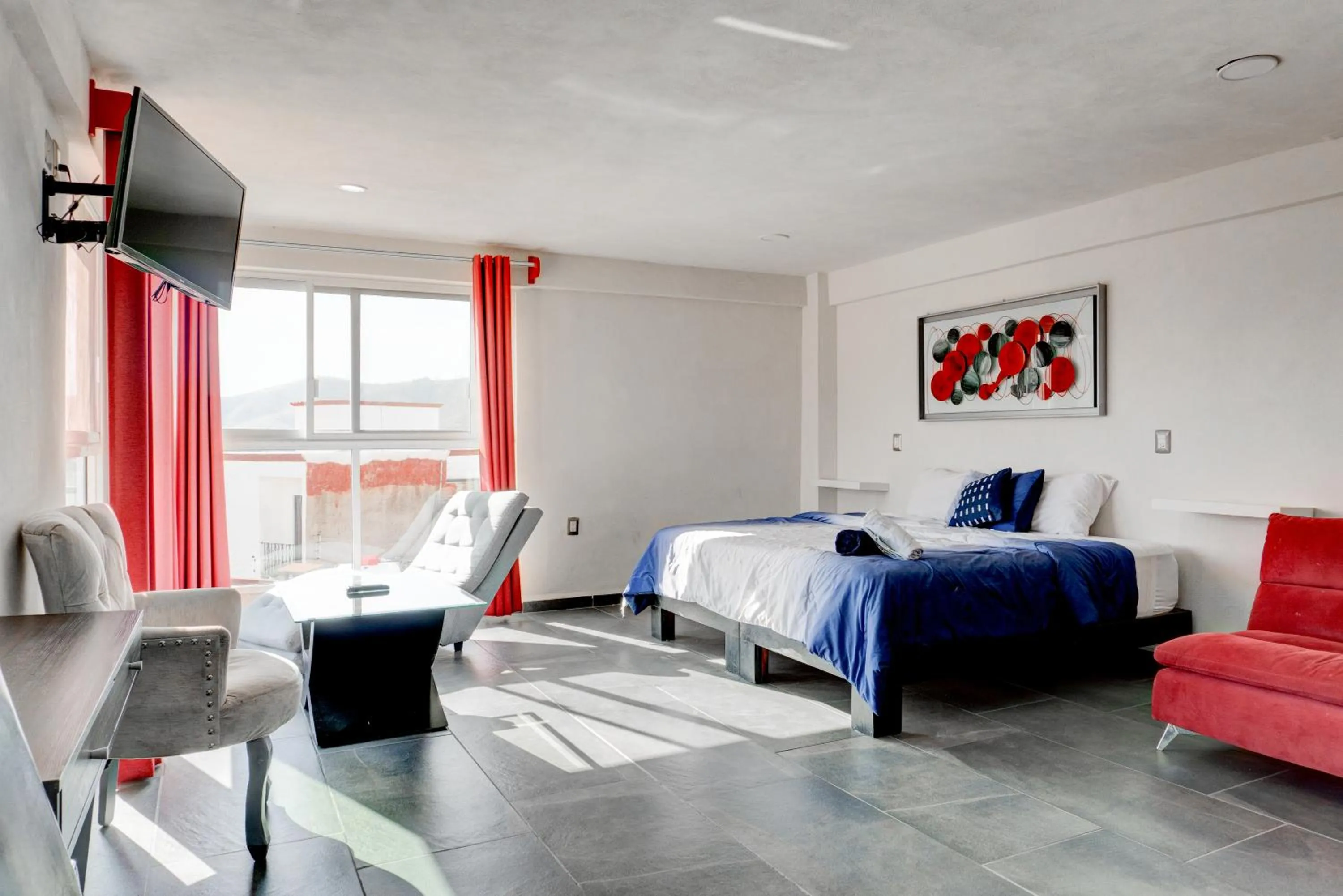 Bed in Villa Palaxs