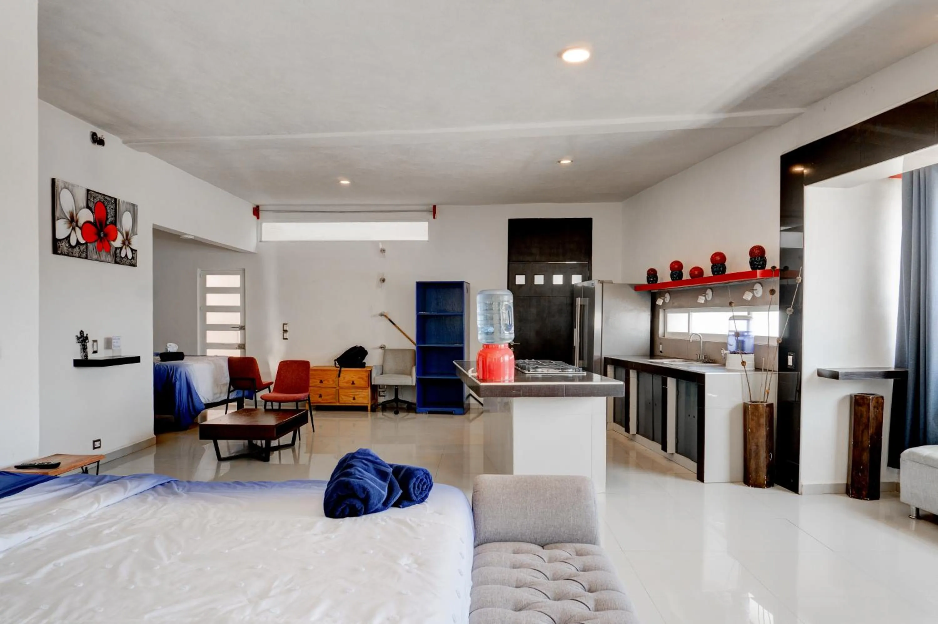 Bed in Villa Palaxs