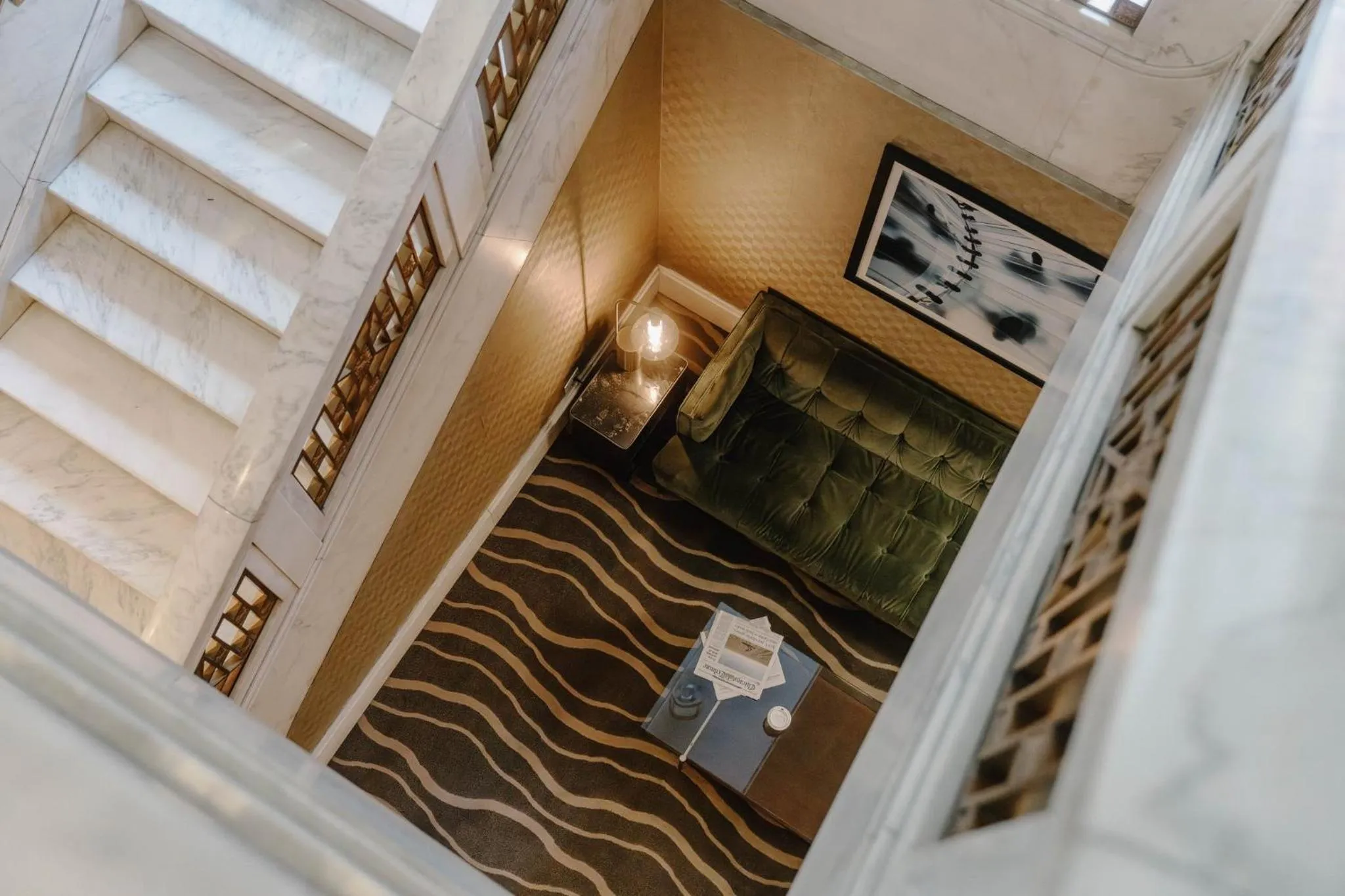 Lobby or reception in Club Quarters Hotel Wacker at Michigan, Chicago