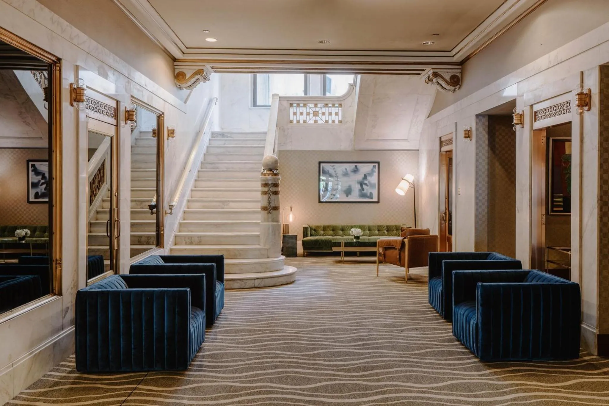 Lobby or reception in Club Quarters Hotel Wacker at Michigan, Chicago