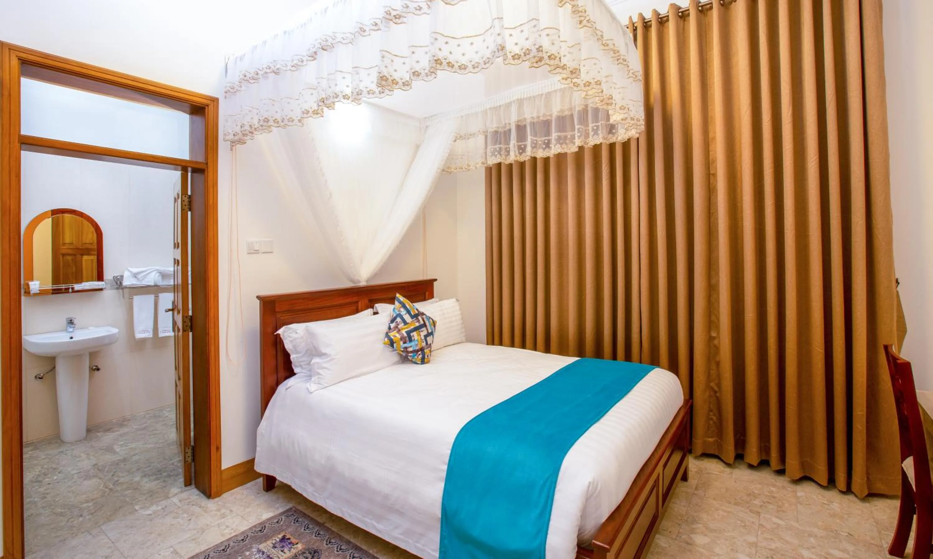 Bedroom in Caran Apartments