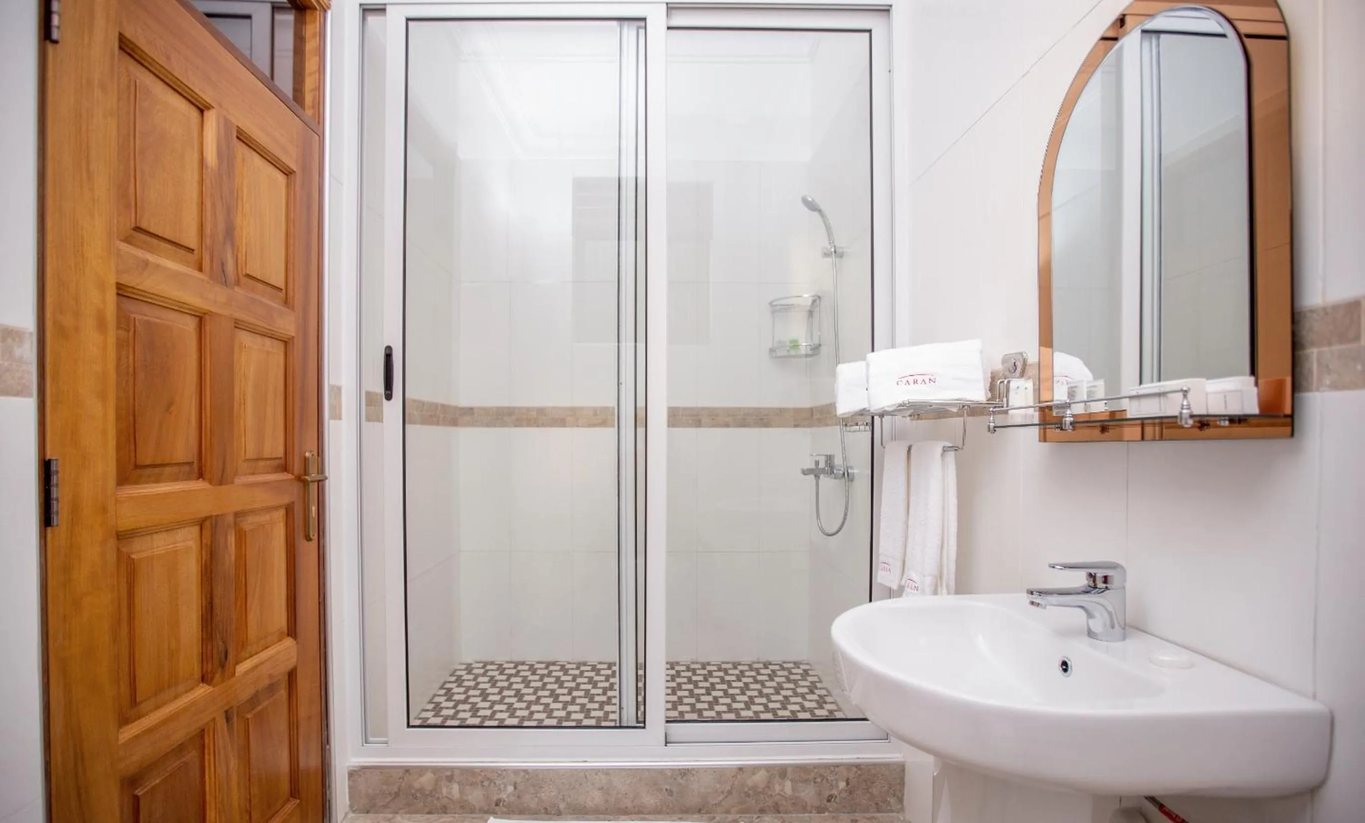 Shower in Caran Apartments