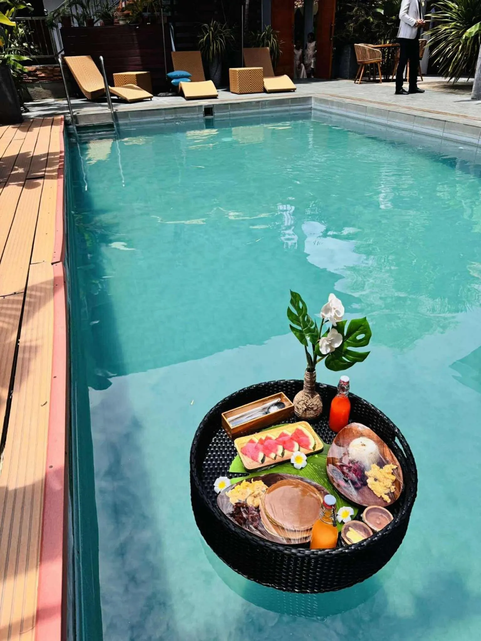 Pool view in Villa Marii