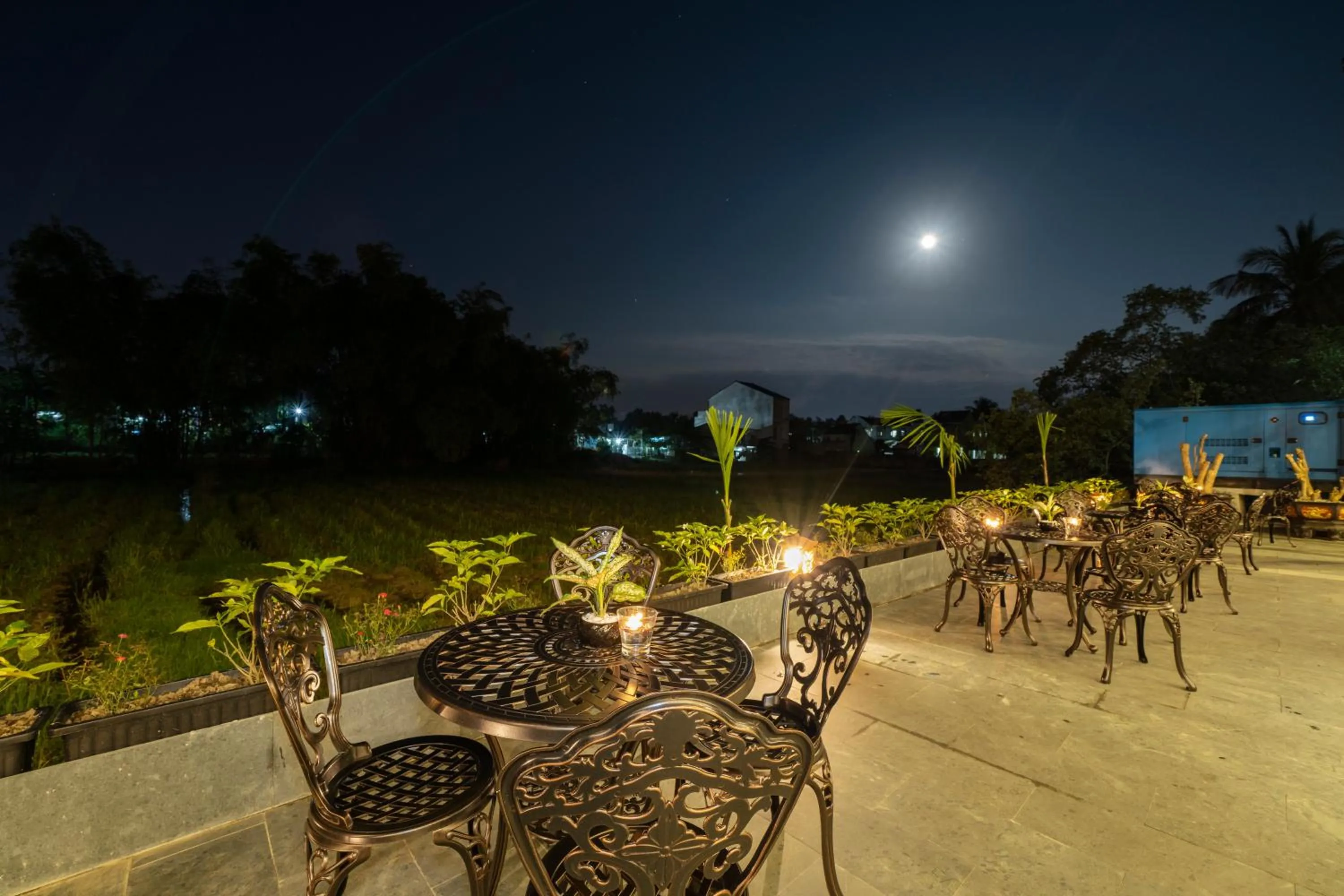 Patio in Eco Lux Riverside Hotel & Spa