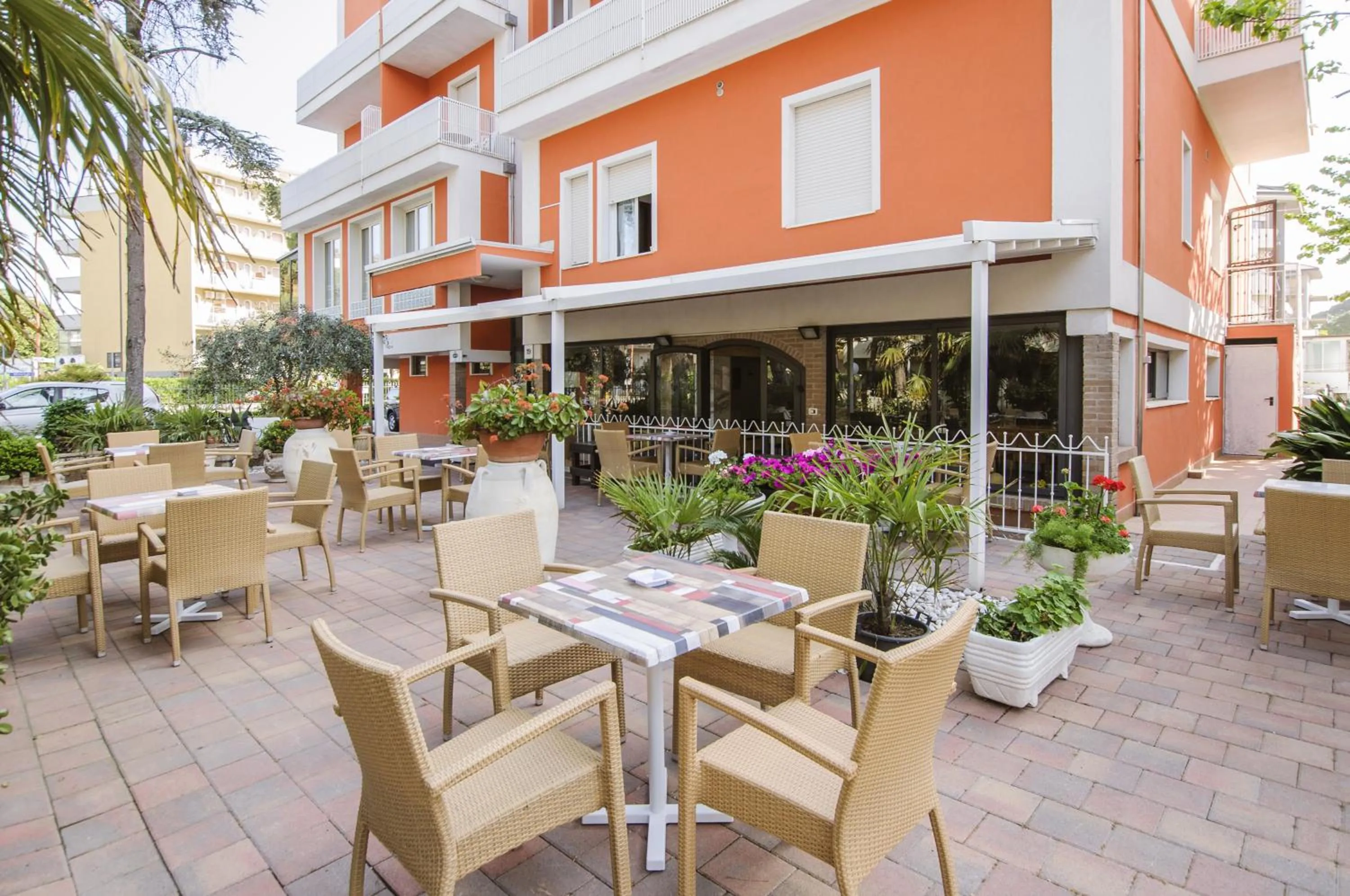 Patio in Hotel Edelweiss