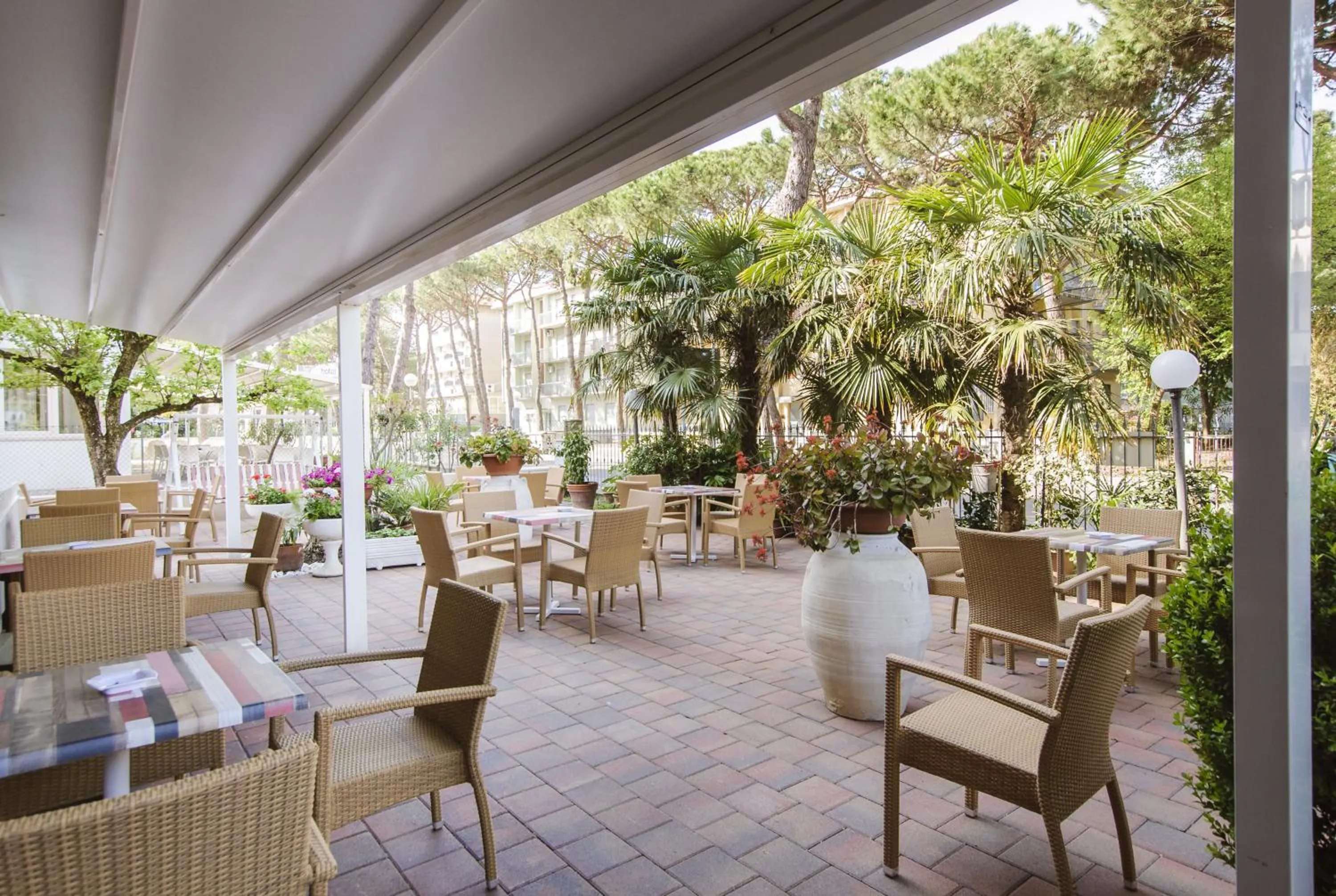 Patio in Hotel Edelweiss