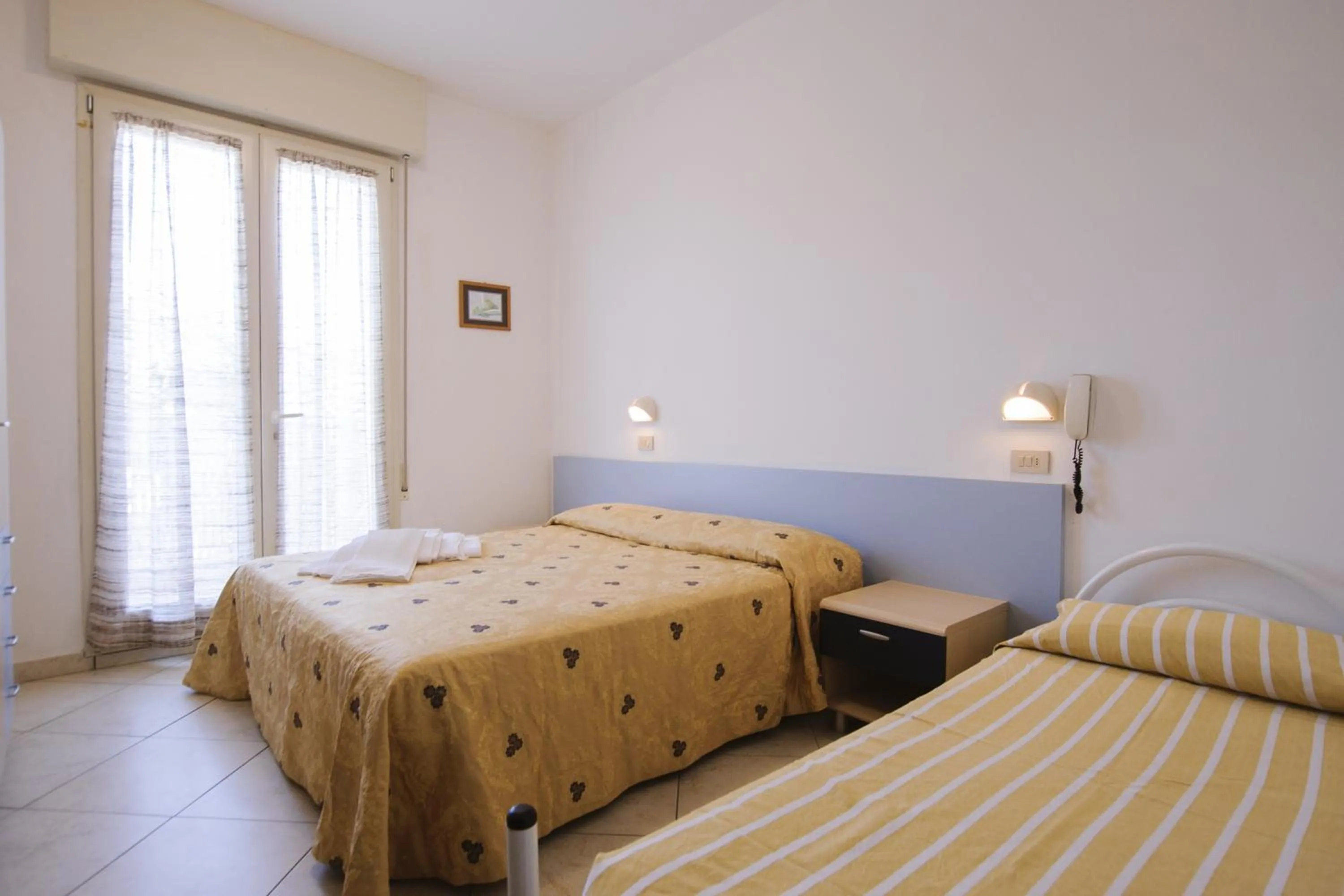 Bed in Hotel Edelweiss