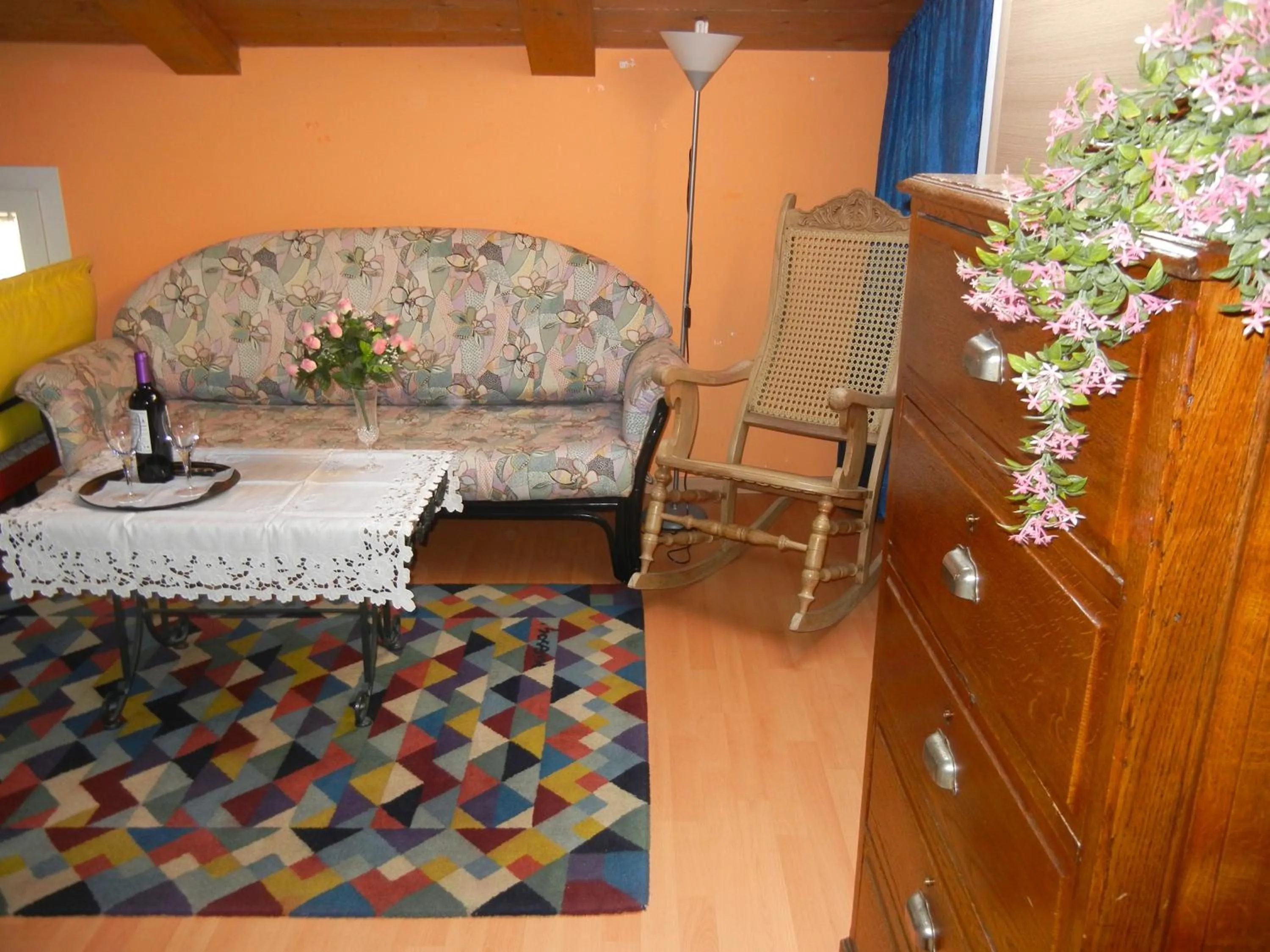 Living room, Bed in B&B Percorso Verde