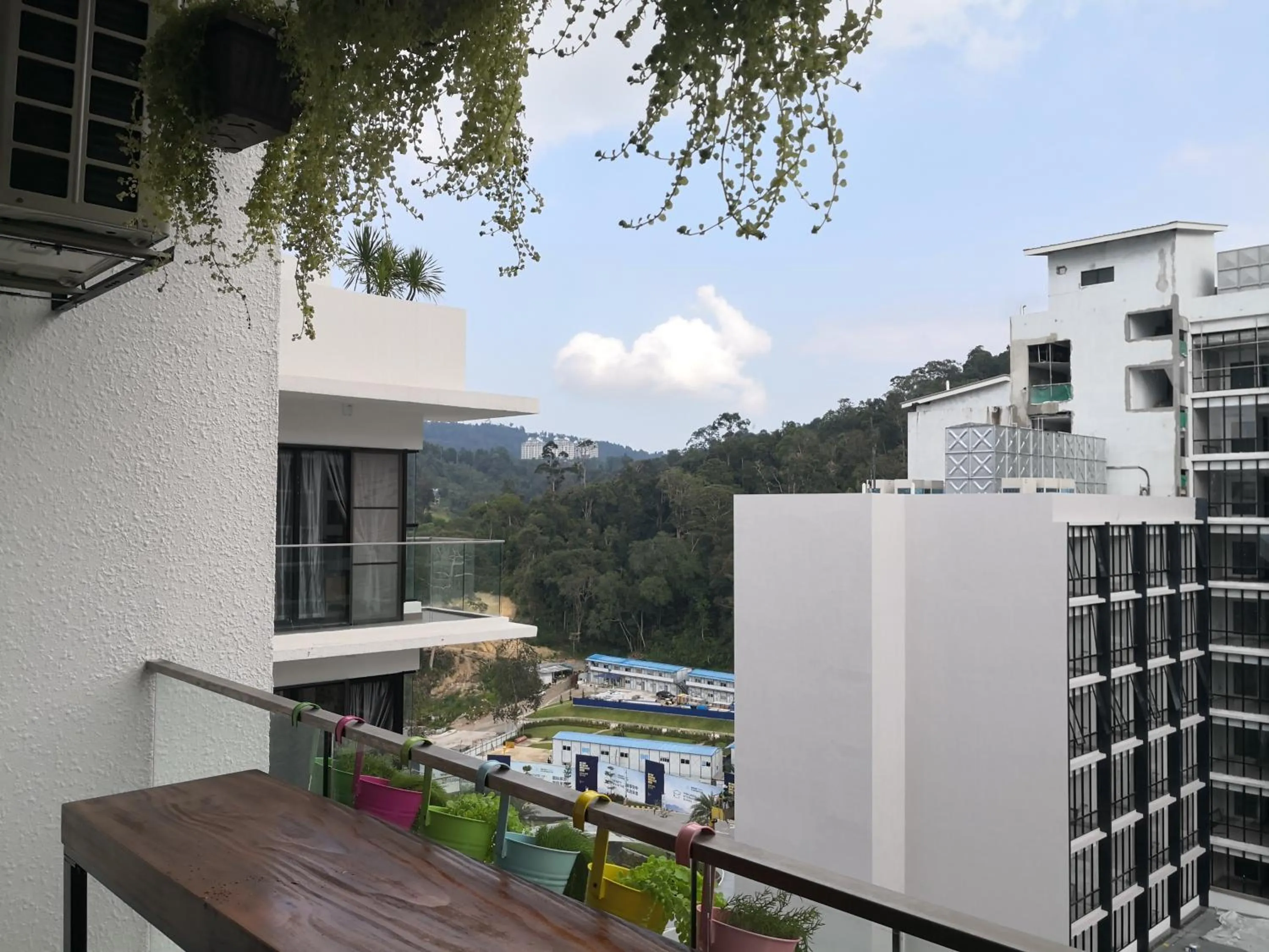 Balcony/Terrace in The Loft at Midhills Genting Highlands Free WiFi