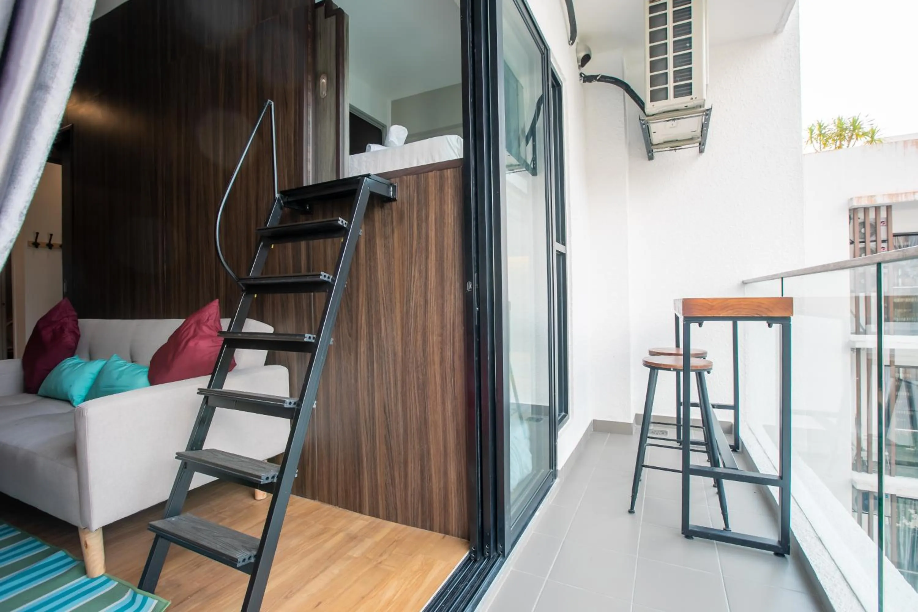 Balcony/Terrace in The Loft at Midhills Genting Highlands Free WiFi