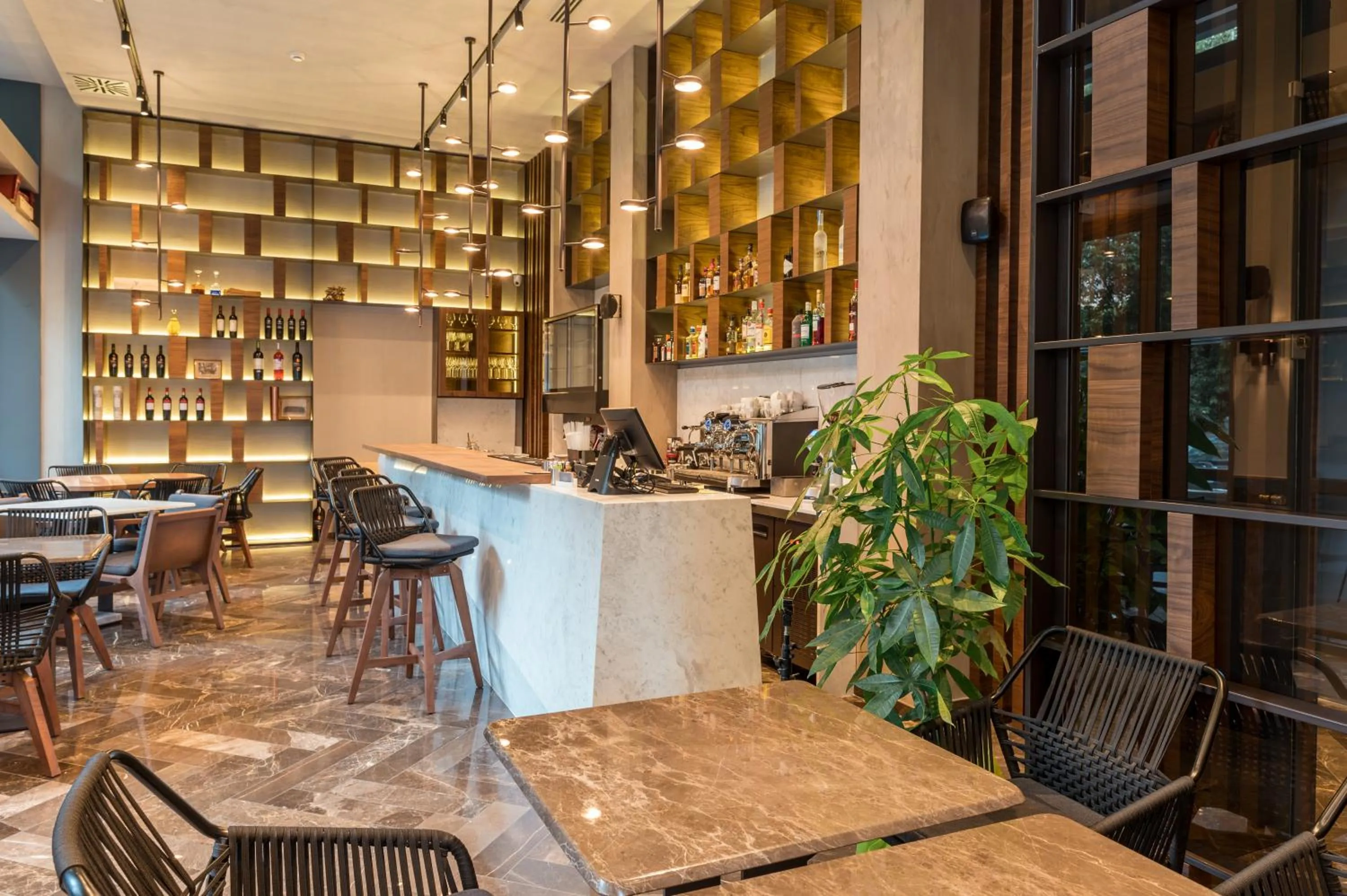 Lounge or bar in Aya Hotel