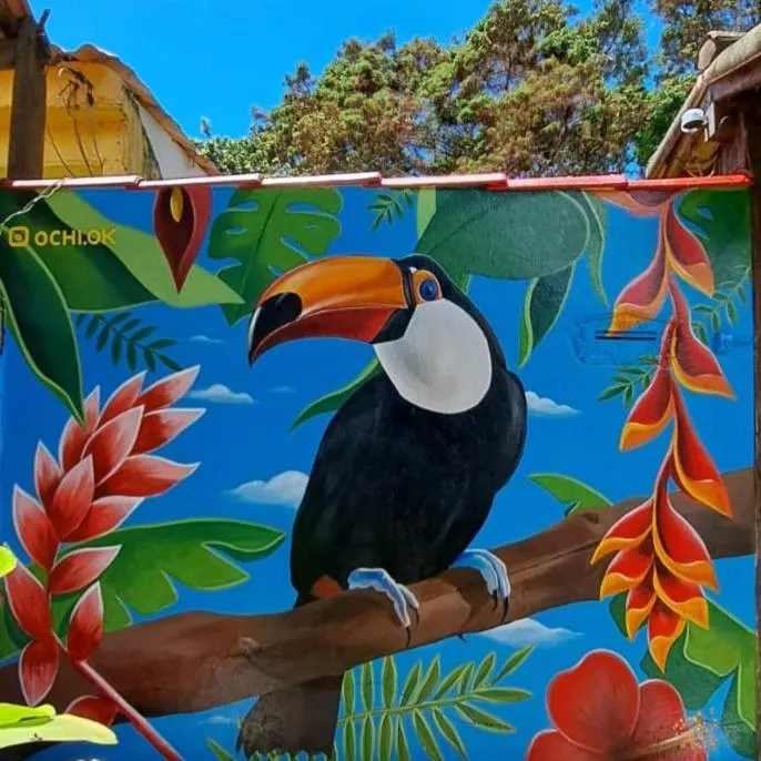 Facade/entrance in 5to Elemento House