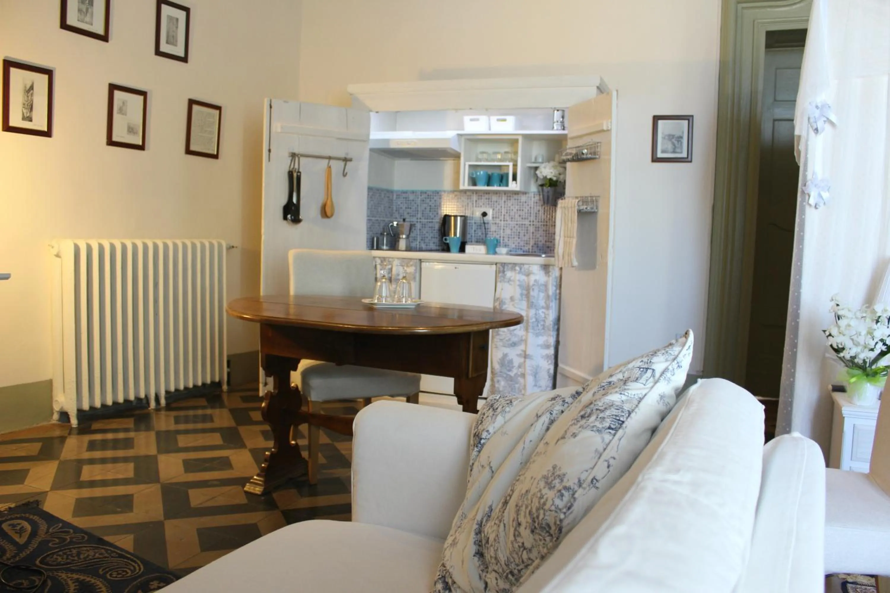Kitchen or kitchenette in Resort a Palazzo B&B