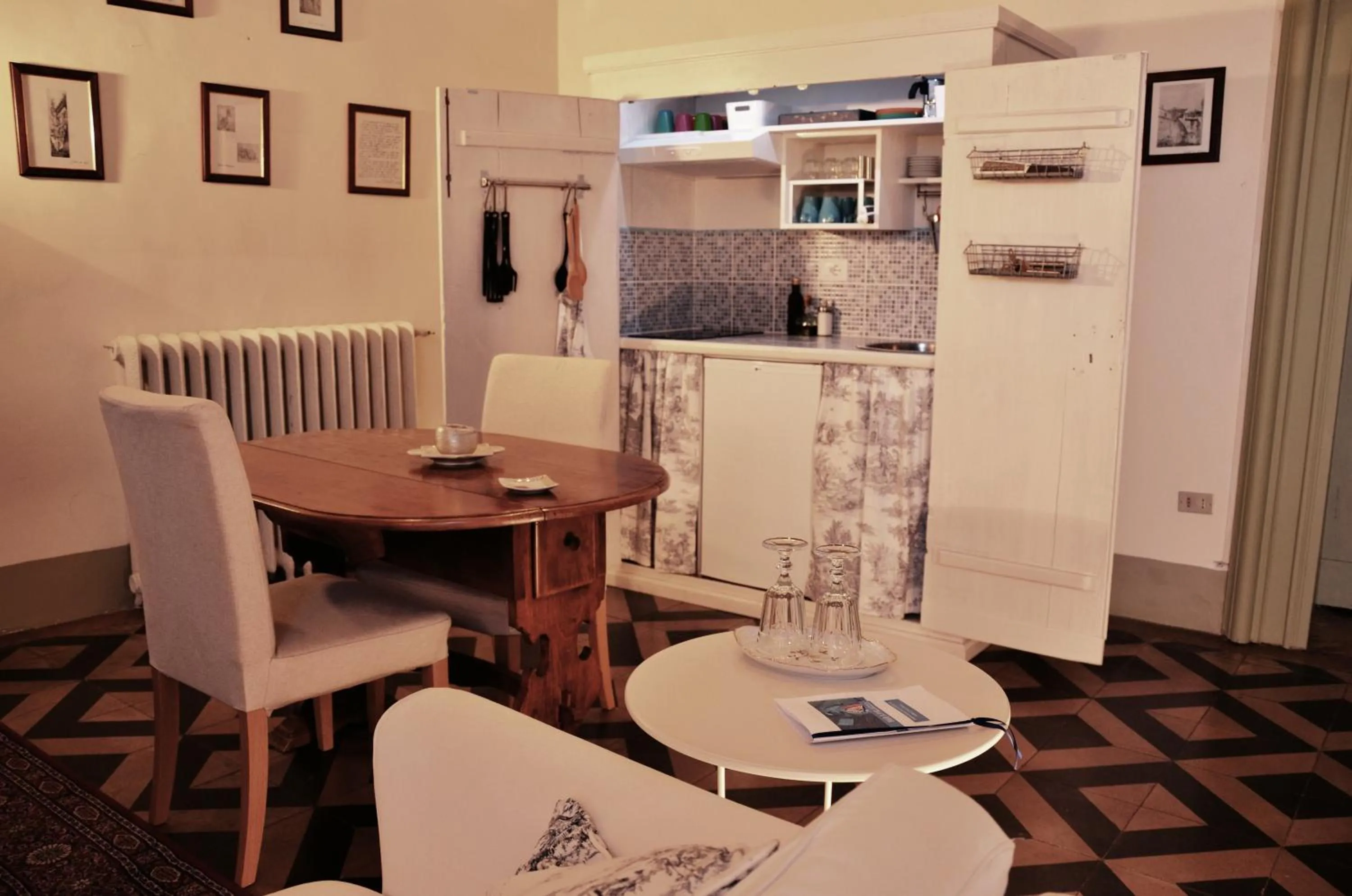 Kitchen or kitchenette in Resort a Palazzo B&B