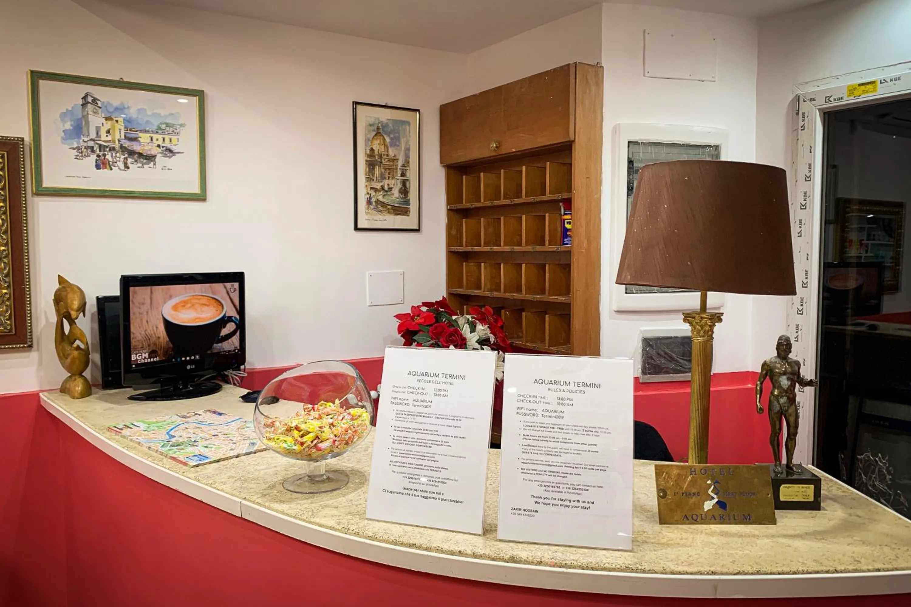 Lobby or reception in Aquarium Termini