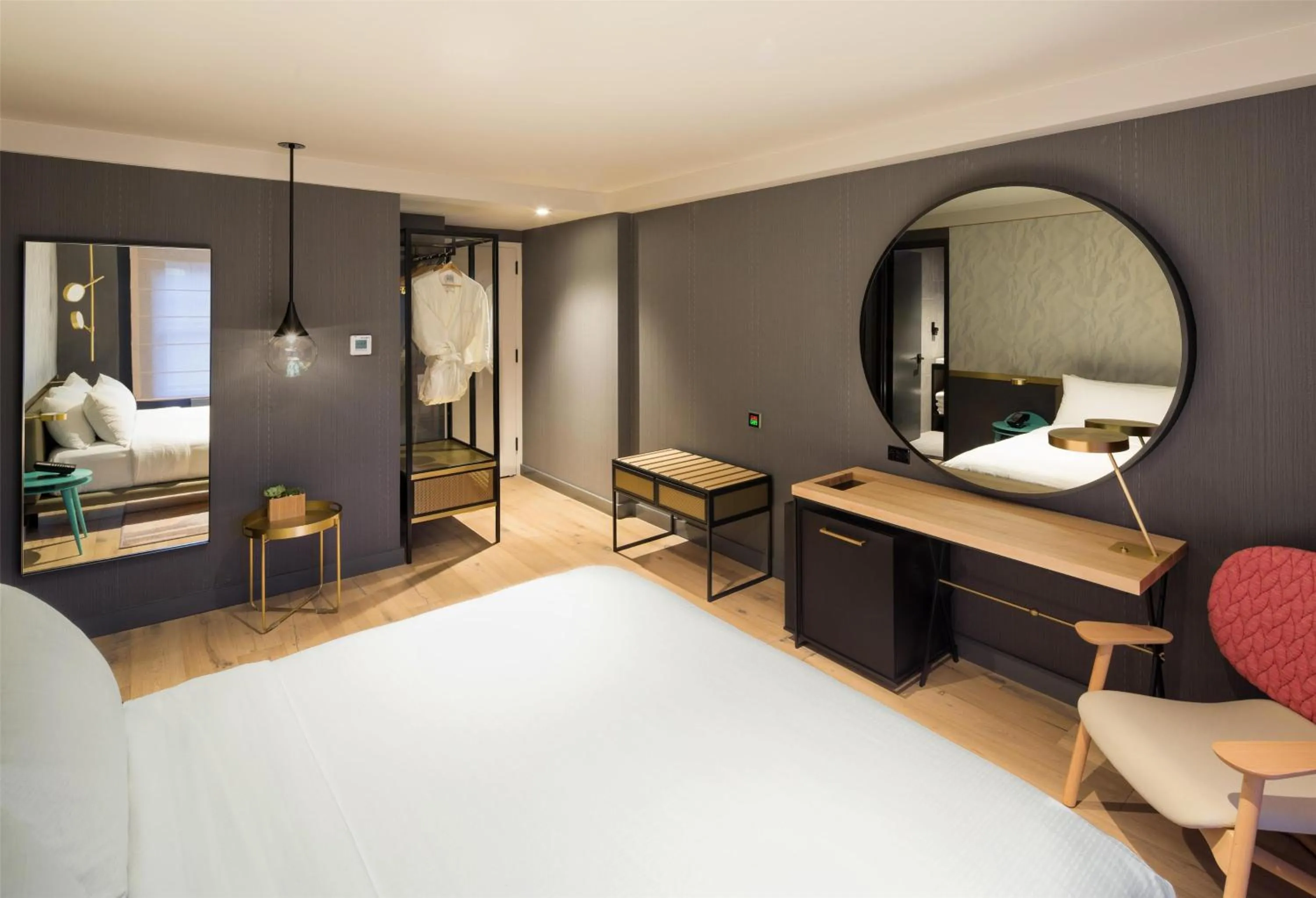 Bedroom, Bed in The Time New York, part of JdV by Hyatt