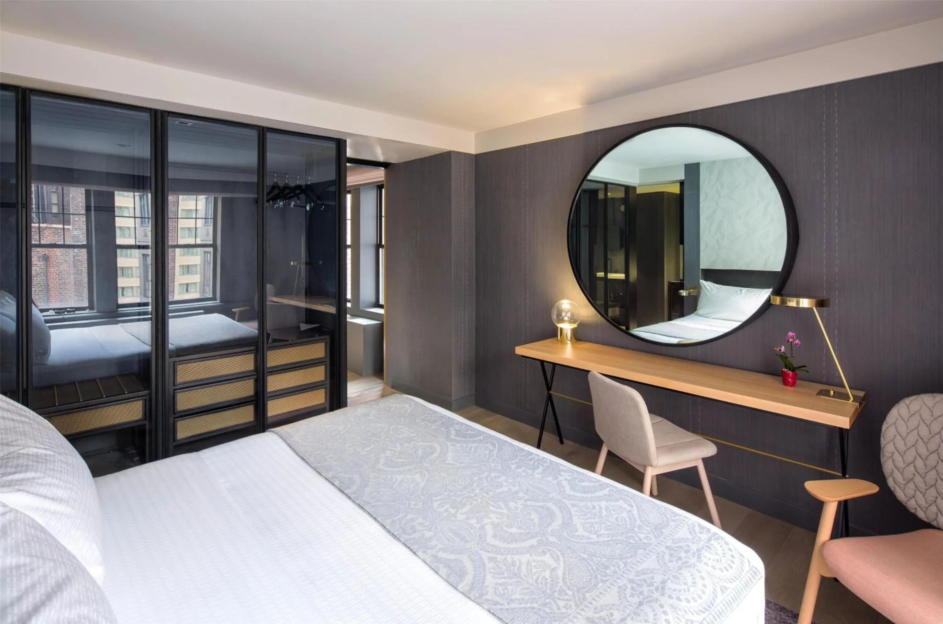 Photo of the whole room, Bed in The Time New York, part of JdV by Hyatt