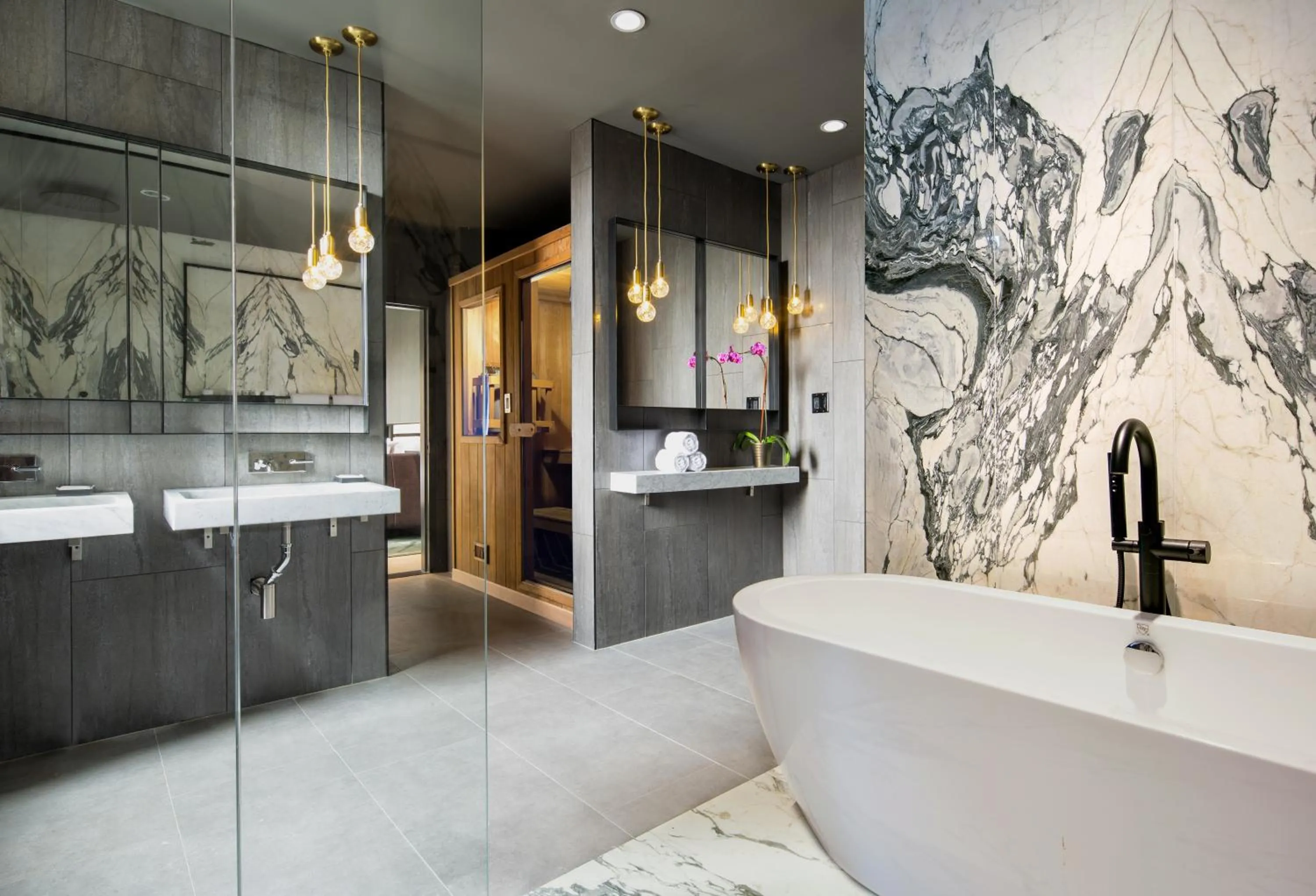 Shower in The Time New York, part of JdV by Hyatt