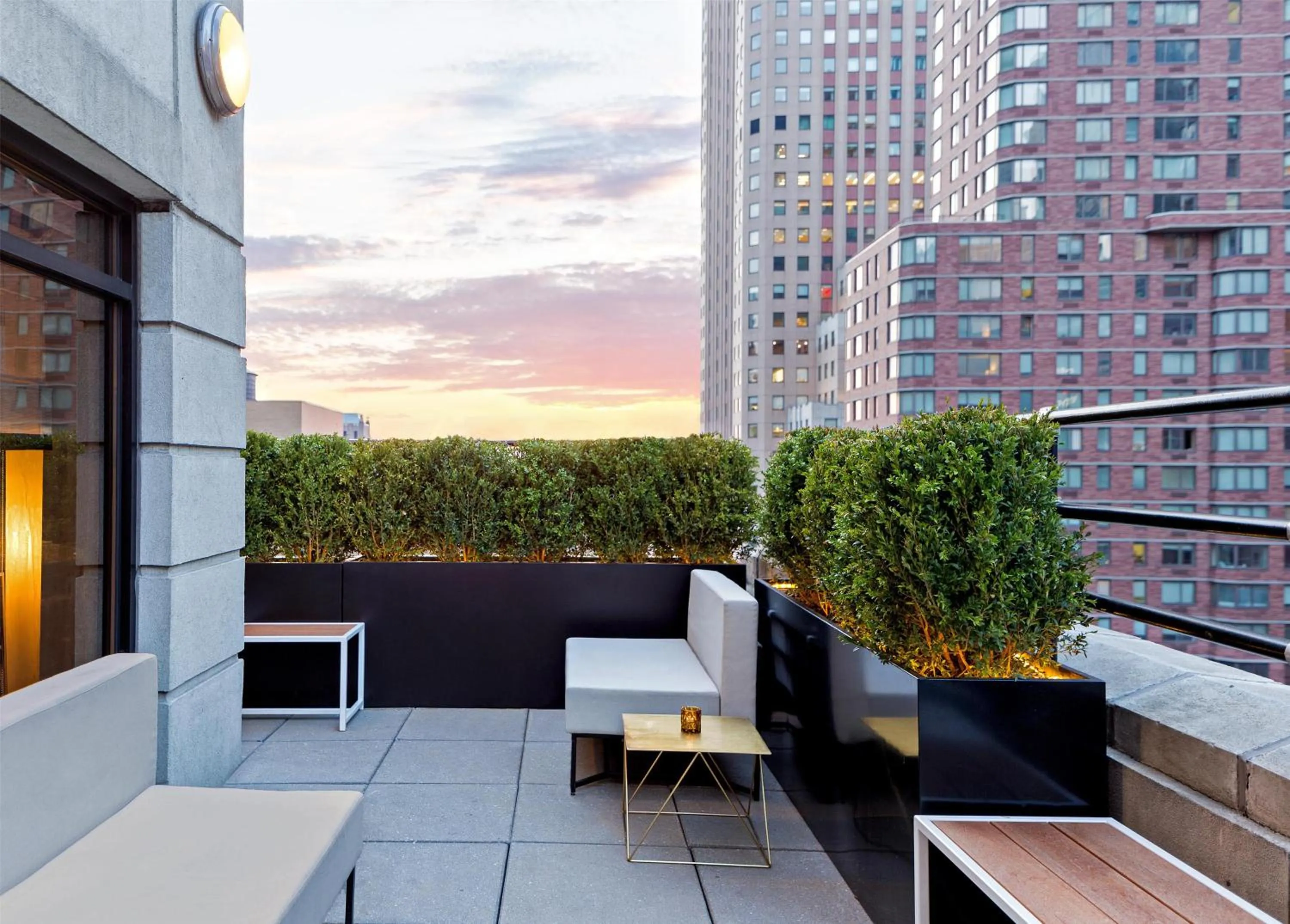 Patio in The Time New York, part of JdV by Hyatt