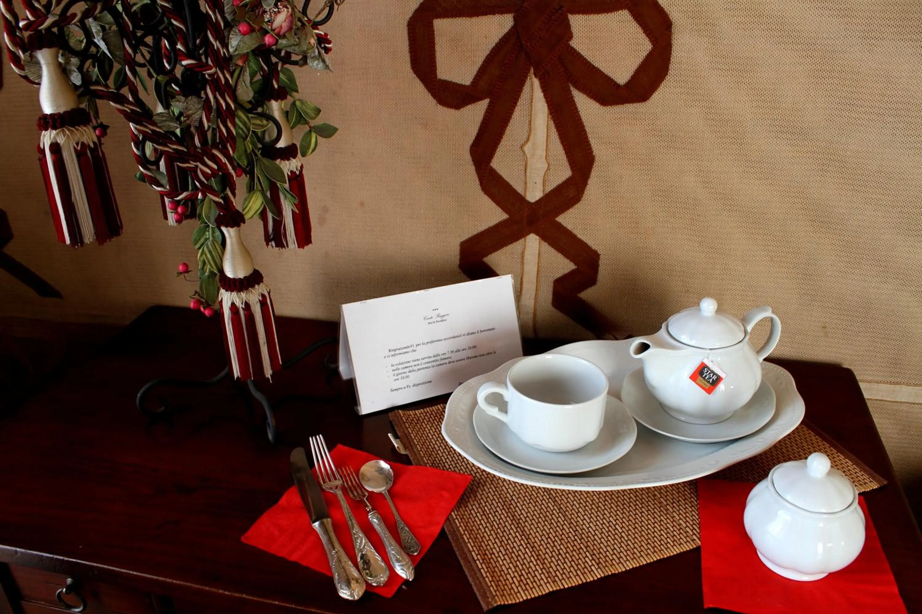 Coffee/tea facilities in B&B Conte Ruggero