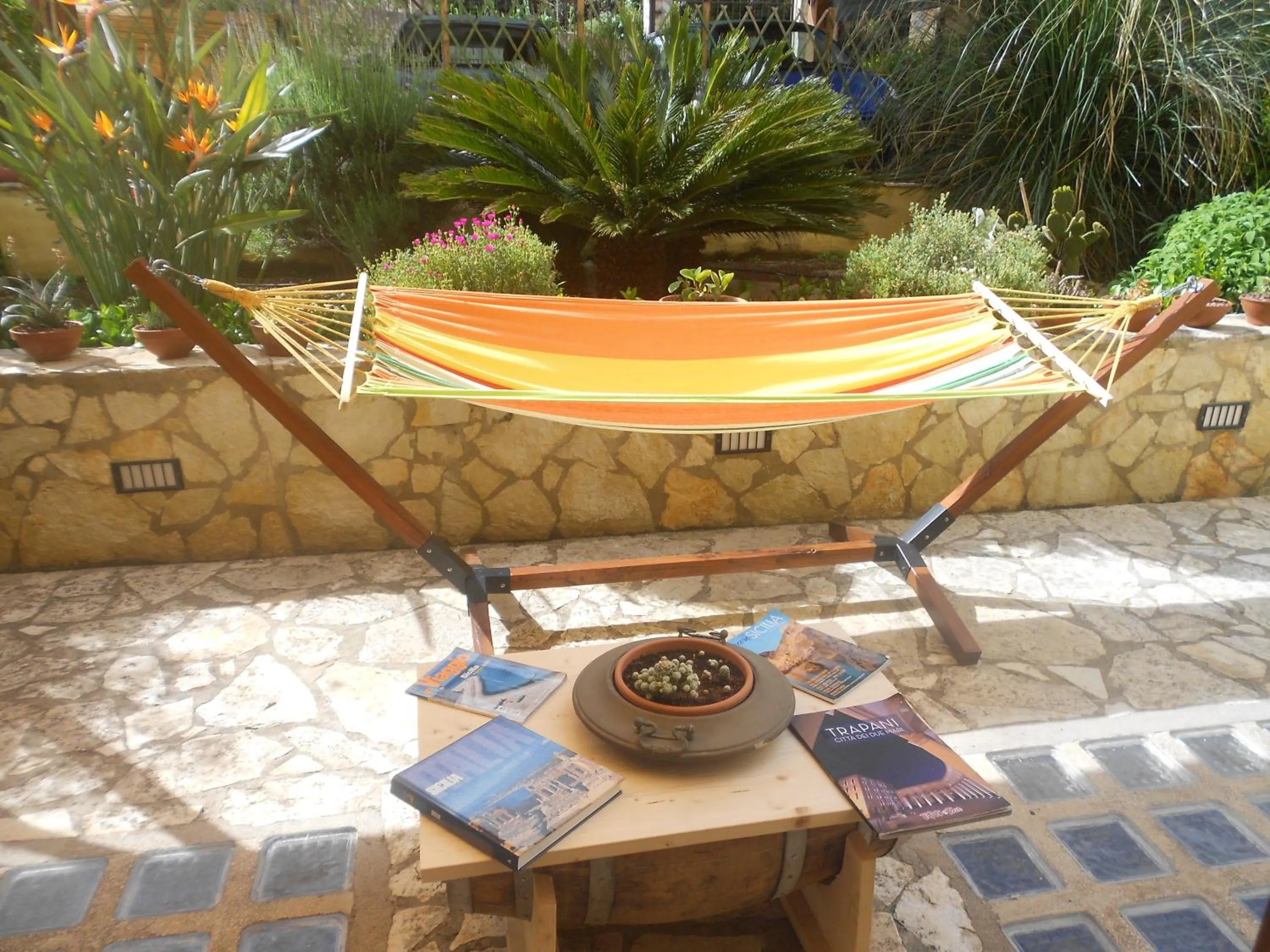 Garden in B&B Verdeblu