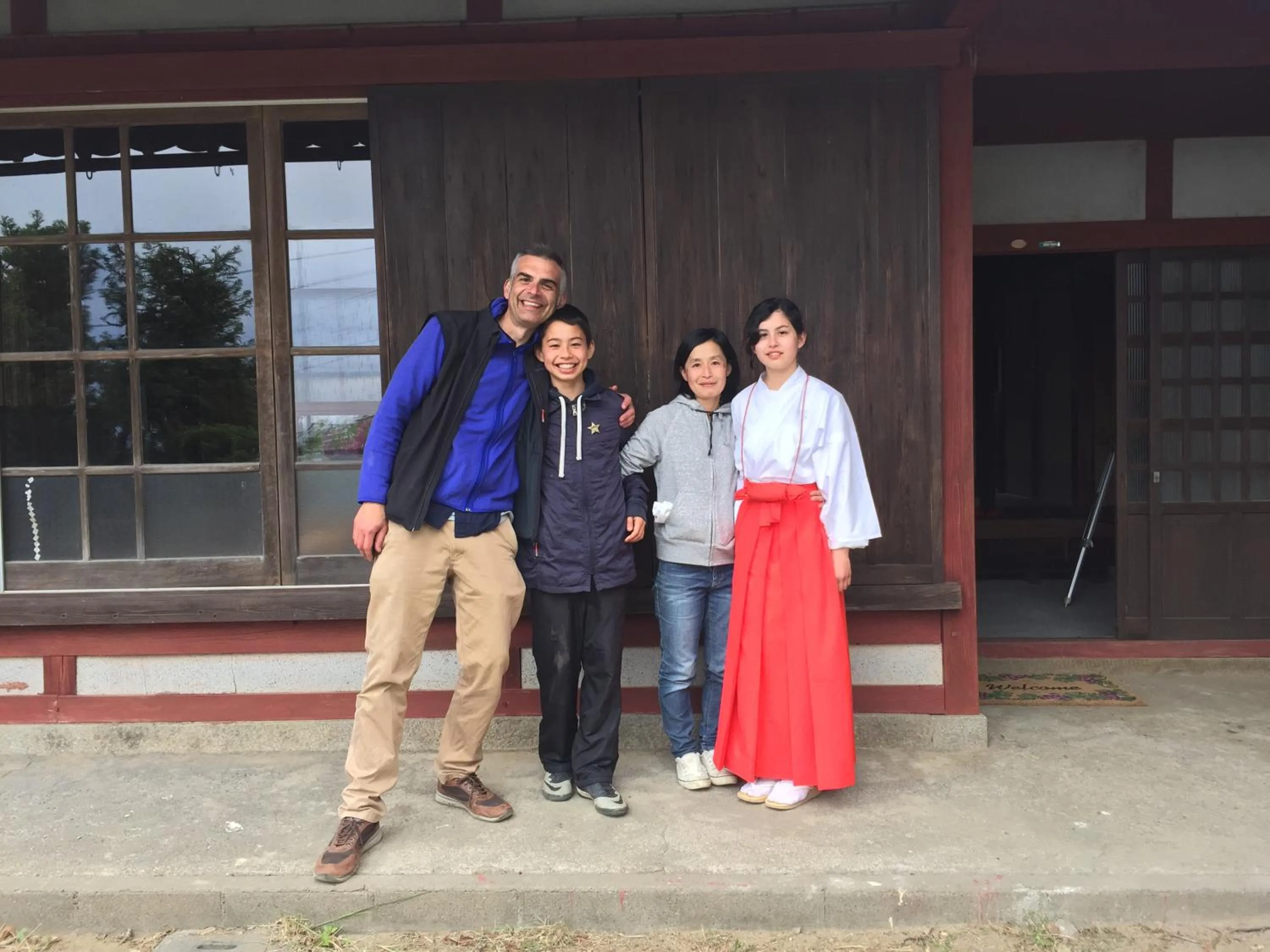 Family in Kumano Winery Guest House
