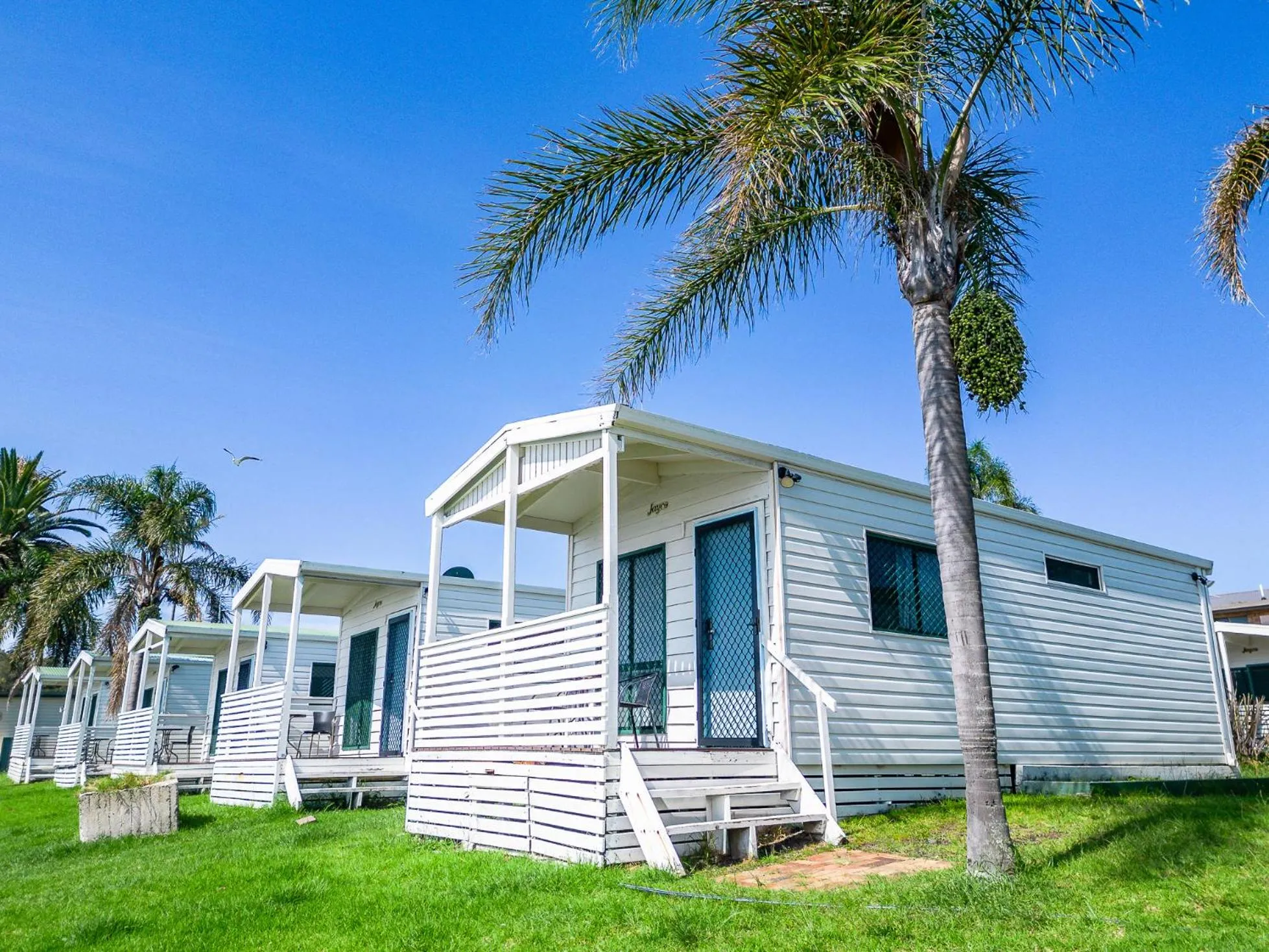 Garden view in Lakeside Inn Wollongong