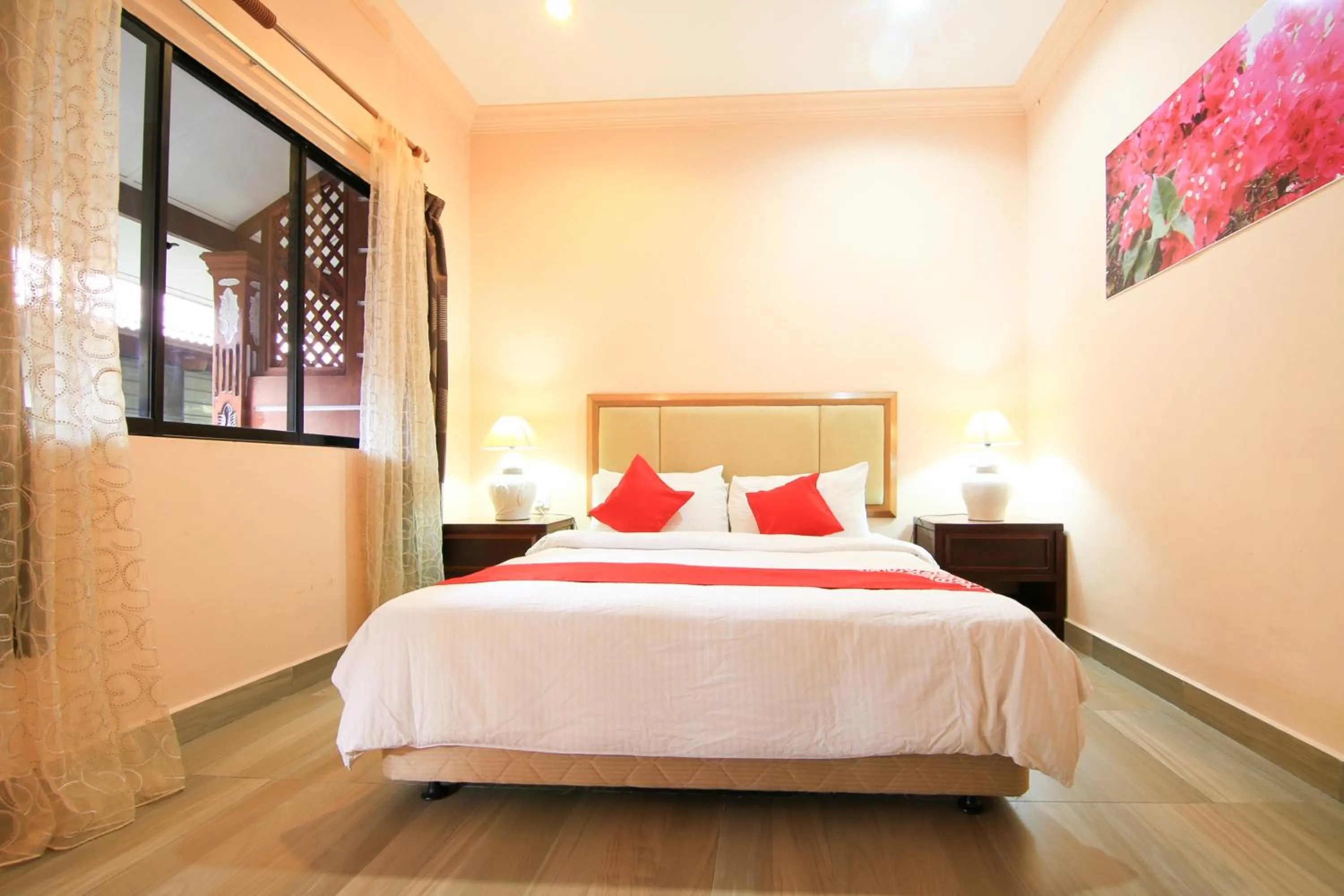 Bedroom, Bed in Hotel O Ombak Inn Chalet