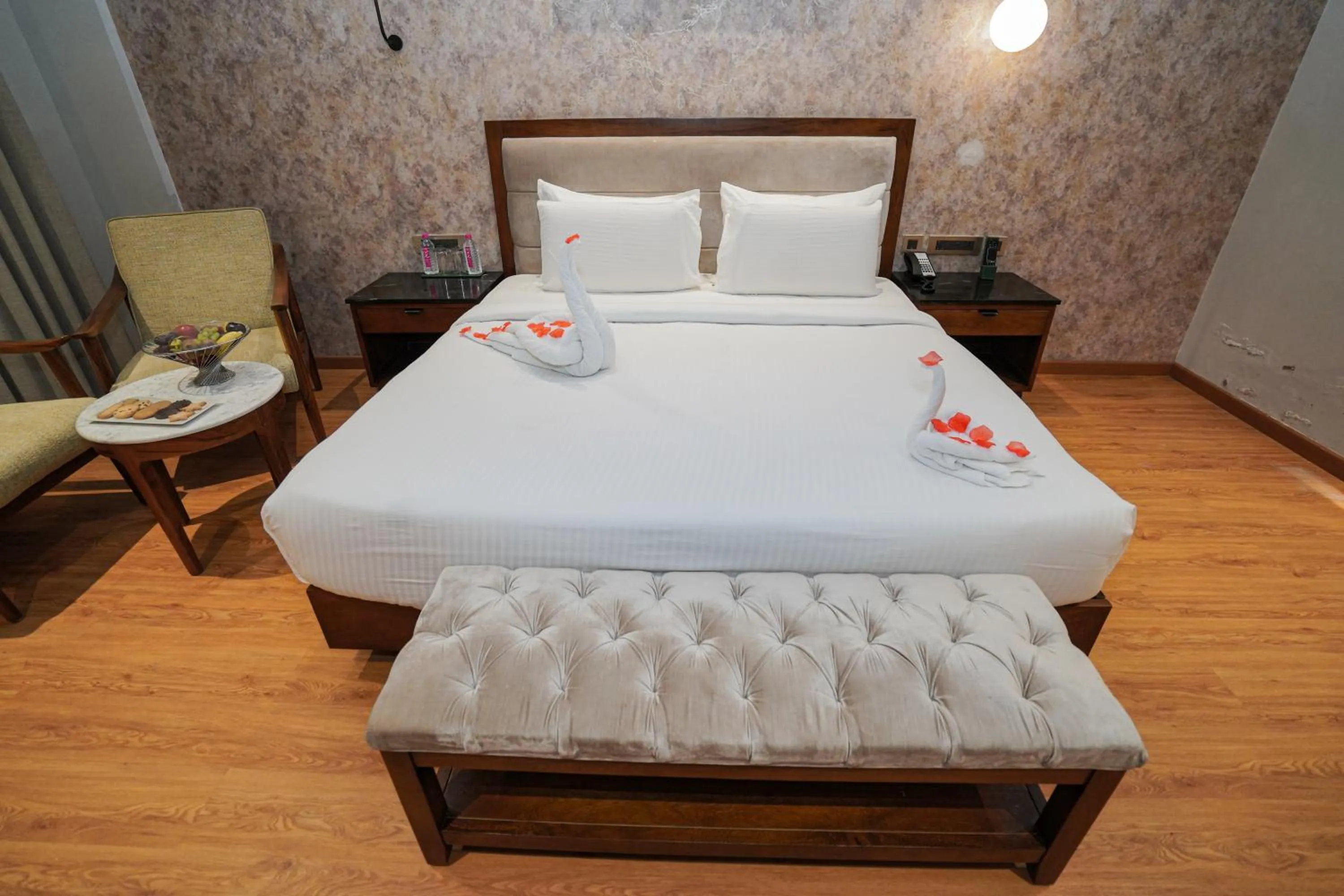 Bed in Pushkara Resort and Spa, Pushkar