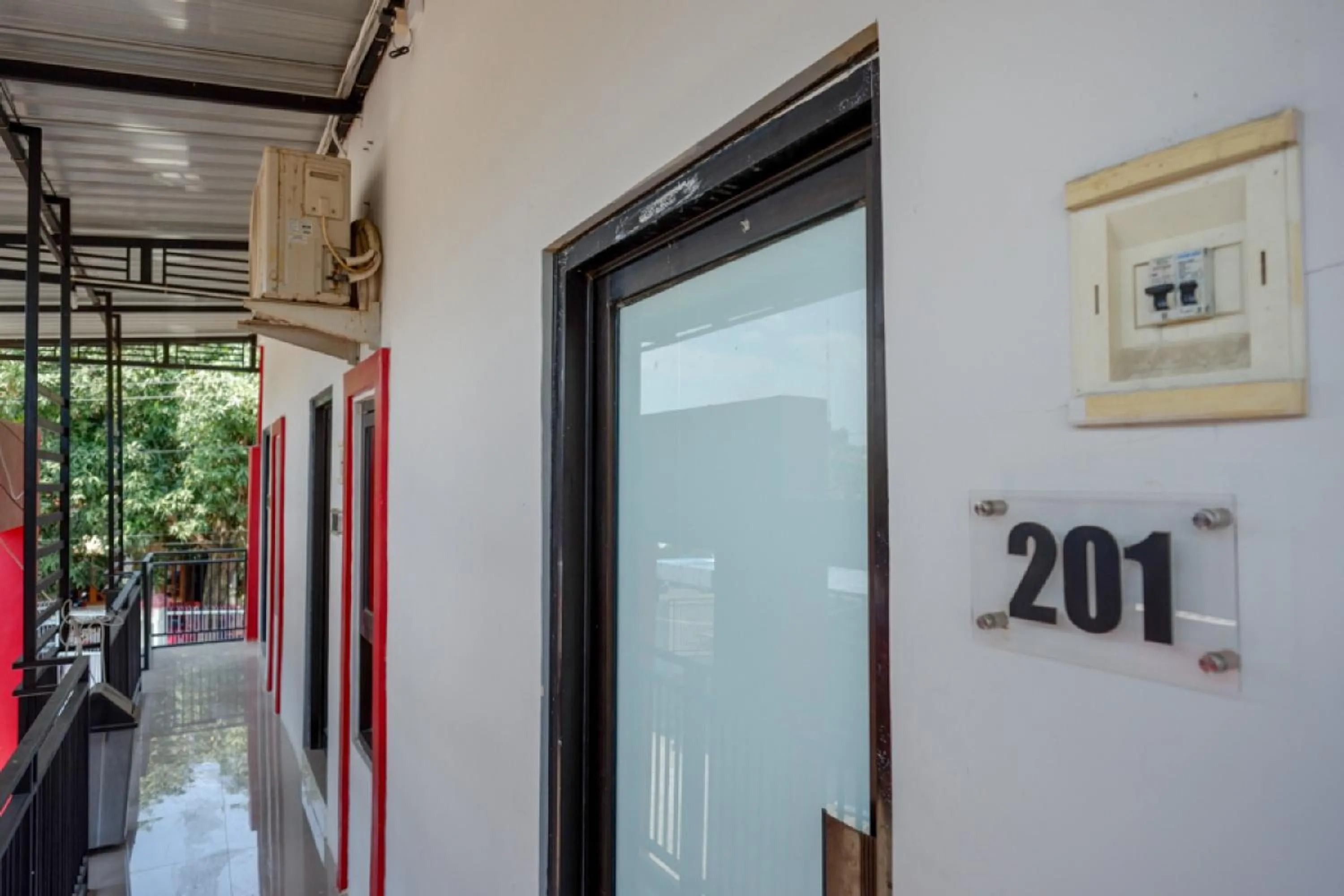 Facade/entrance in RedDoorz Syariah near Alun Alun Tegal