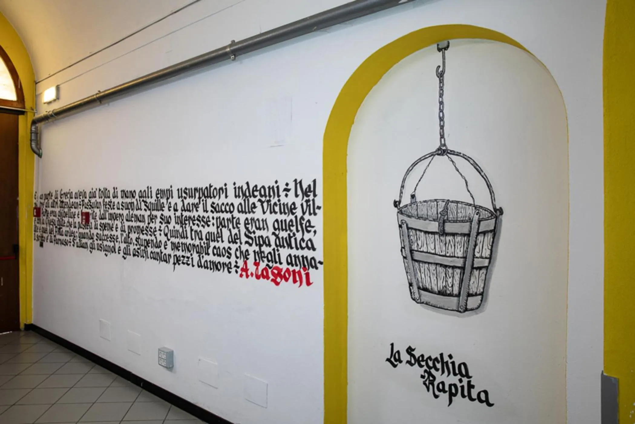 Lobby or reception in Ostello San Filippo Neri