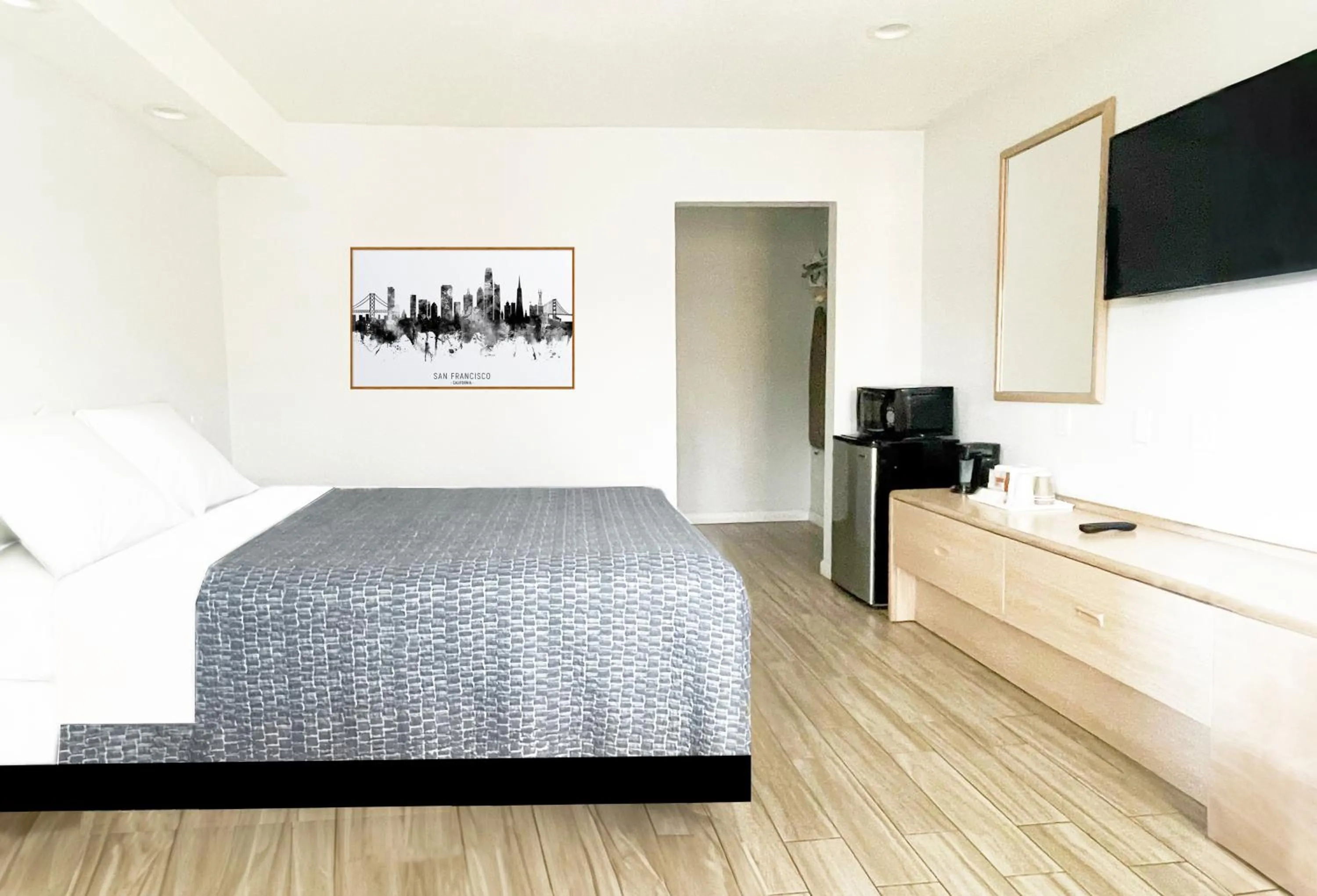 Bed in Rodeway Inn San Francisco City Center