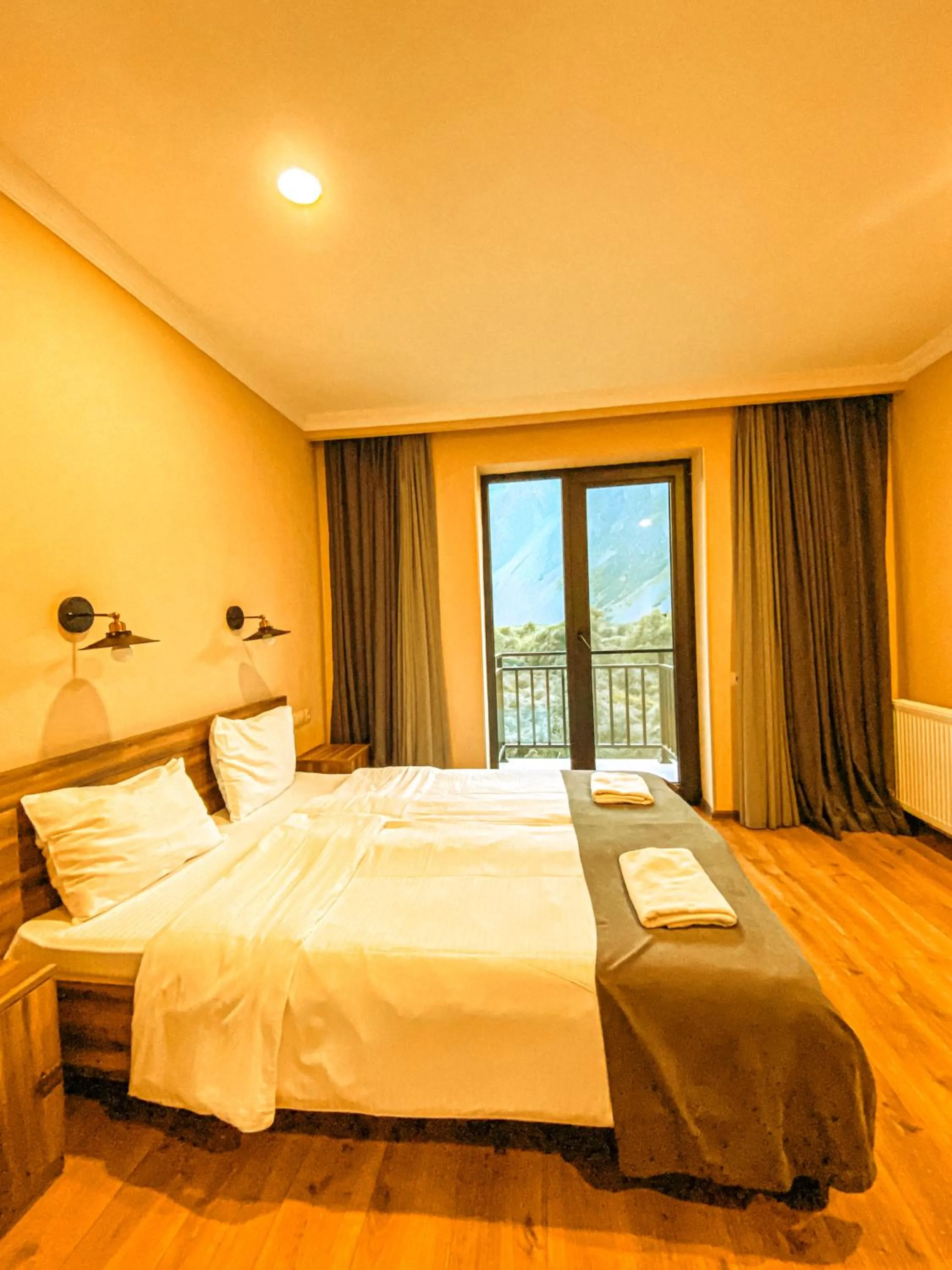 Bed in Hotel Gold Kazbegi