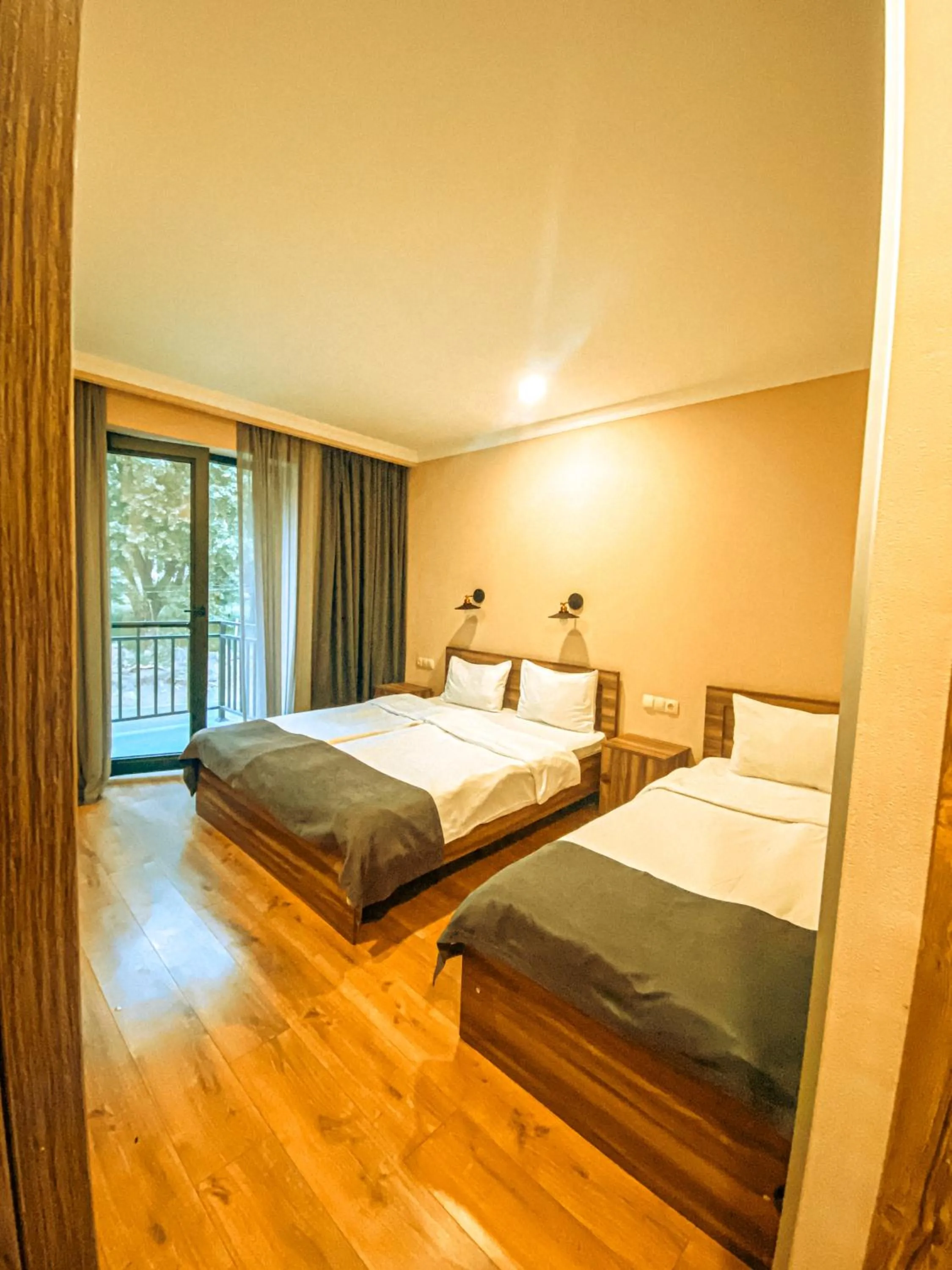 Bed in Hotel Gold Kazbegi