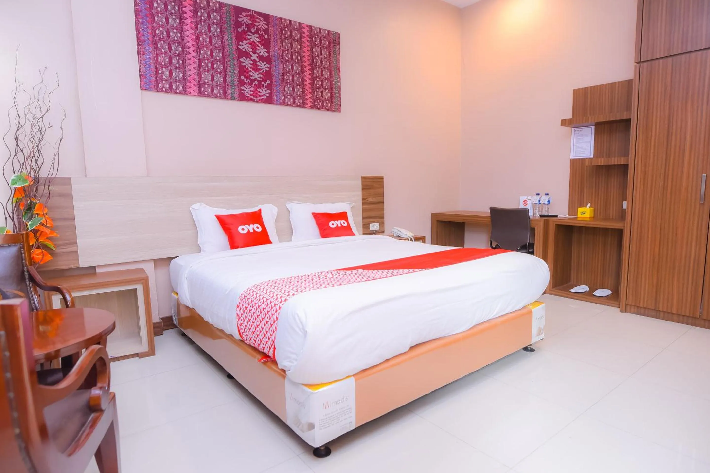 Bedroom, Bed in Super OYO Capital O 1630 Hotel Syariah Ring Road