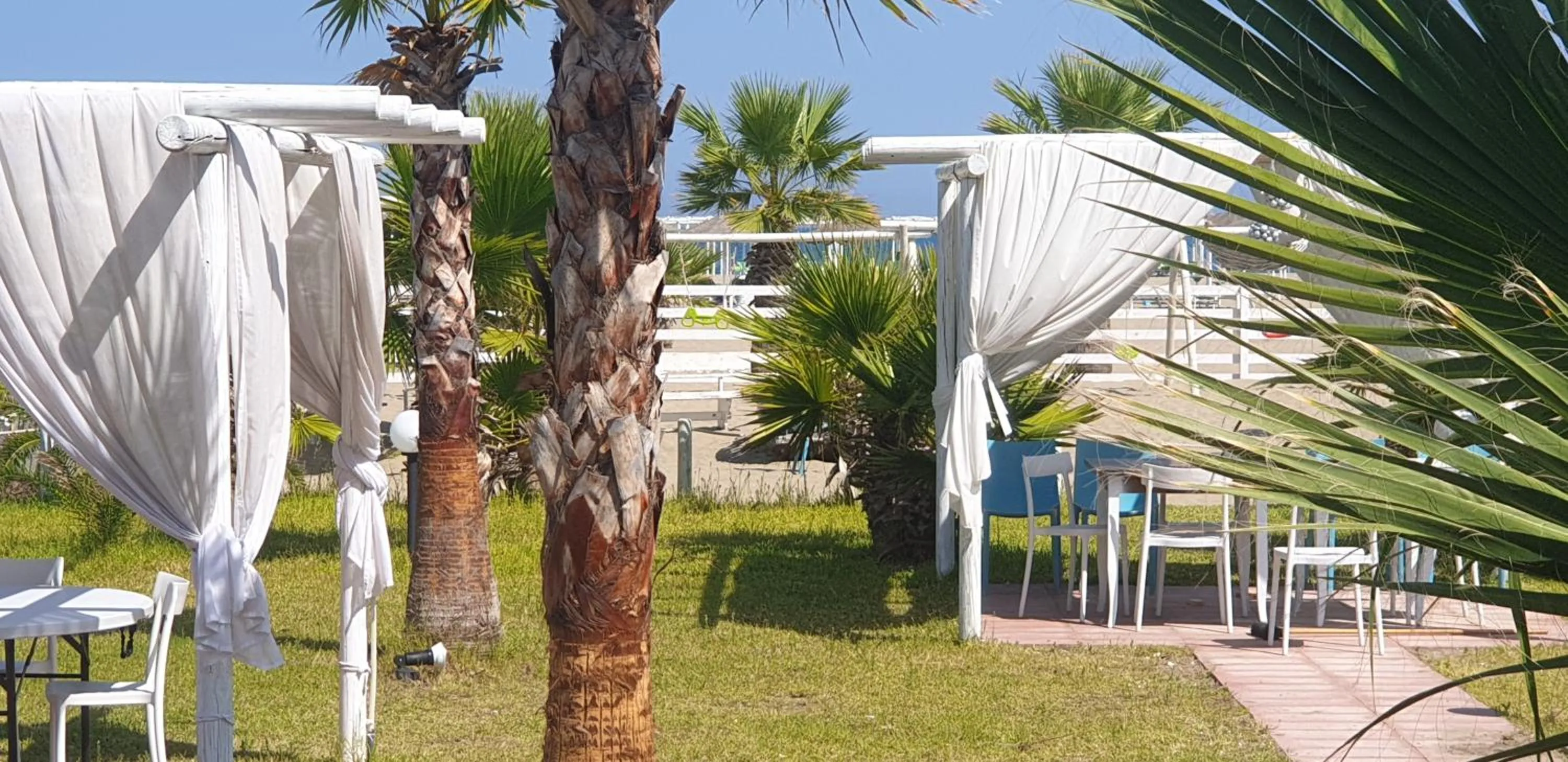 Garden in torquemada beach club