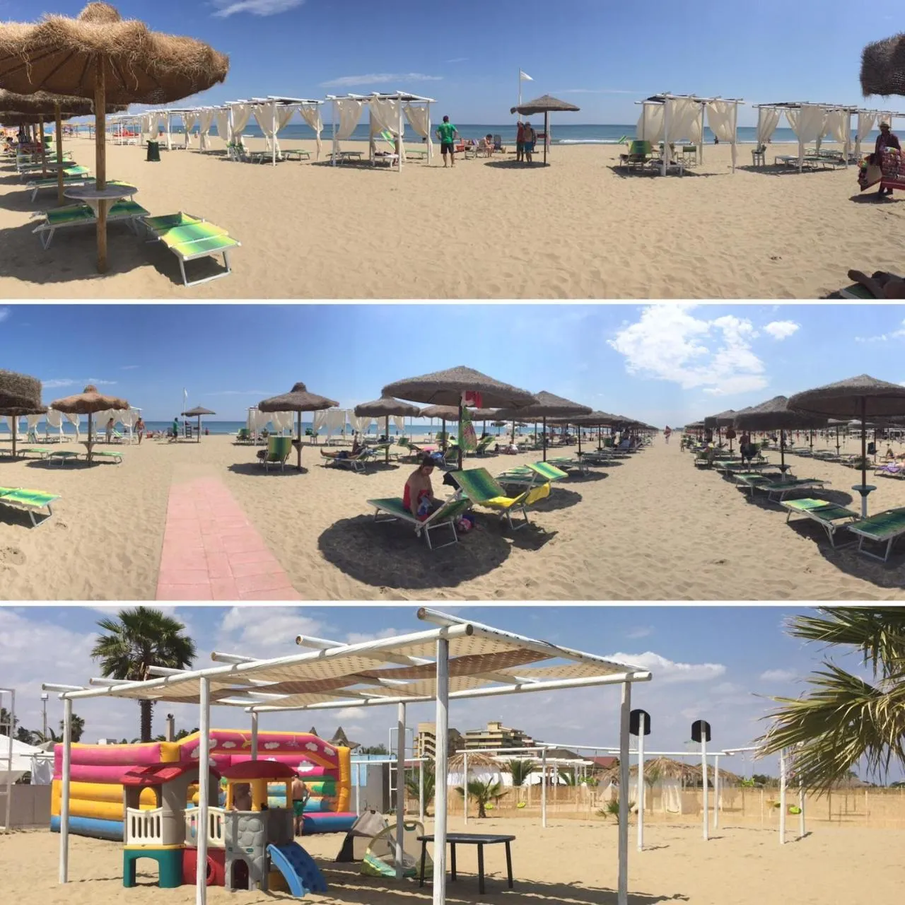 Beach in torquemada beach club