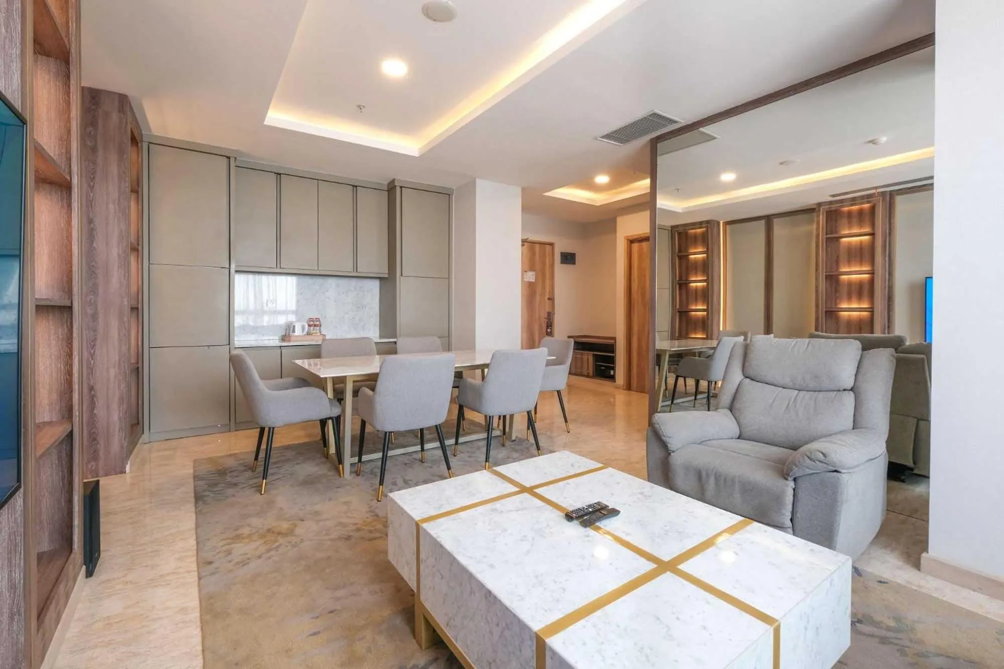 Living room in Bigland Bogor Hotel Powered by Archipelago