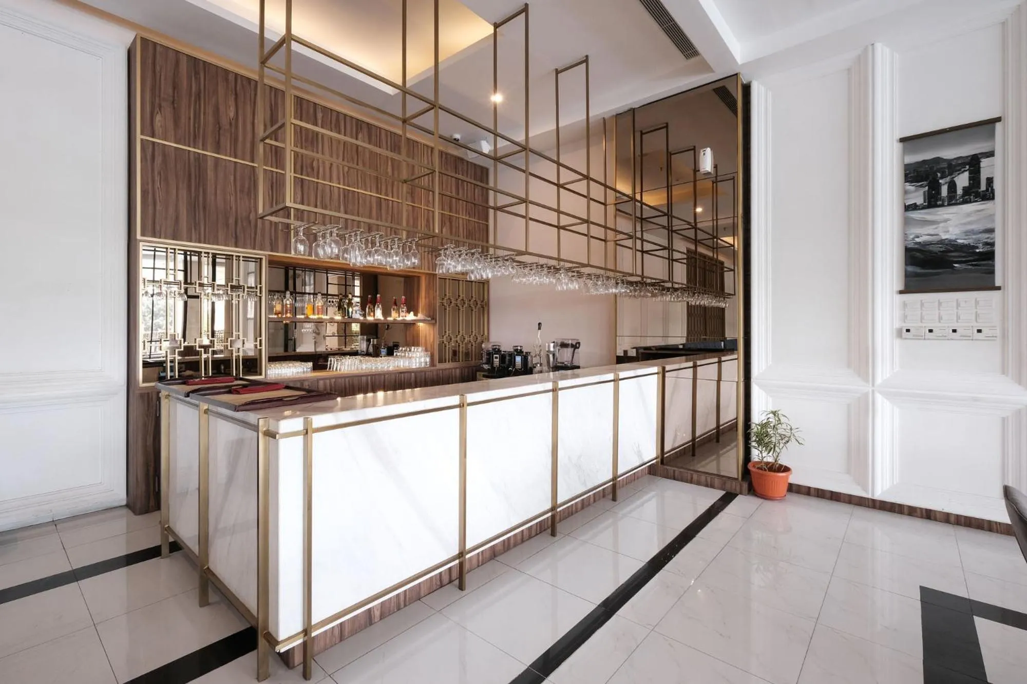 Lounge or bar in Bigland Bogor Hotel Powered by Archipelago