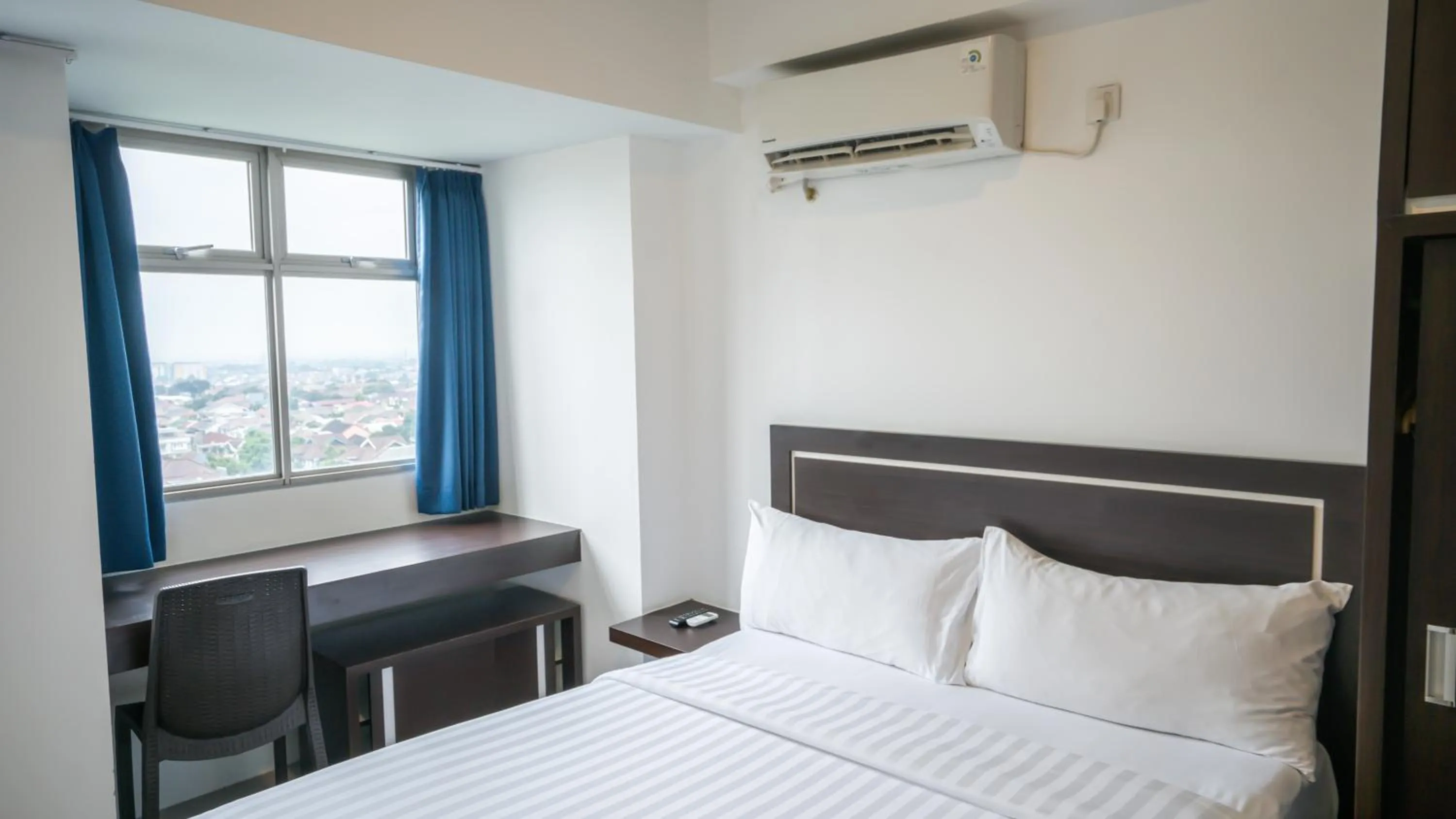 View (from property/room), Bed in Bigland Bogor Hotel Powered by Archipelago