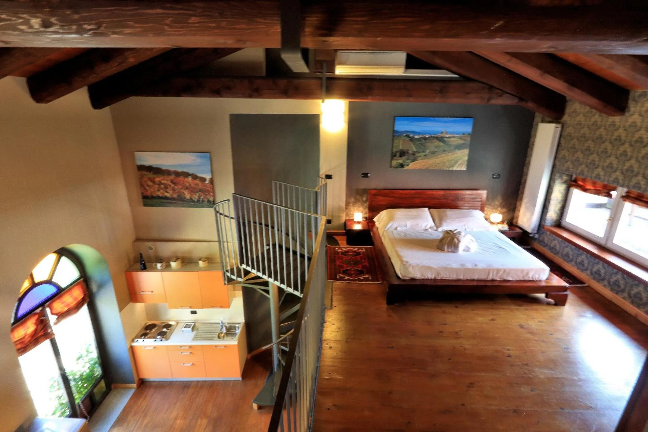 Photo of the whole room, Bed in Felicin - Palazzo Boeri Panoramic Suites